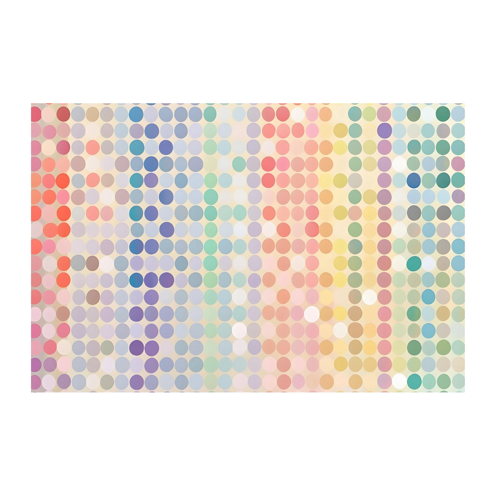 Modern Abstract Gradient Dots Wall Art