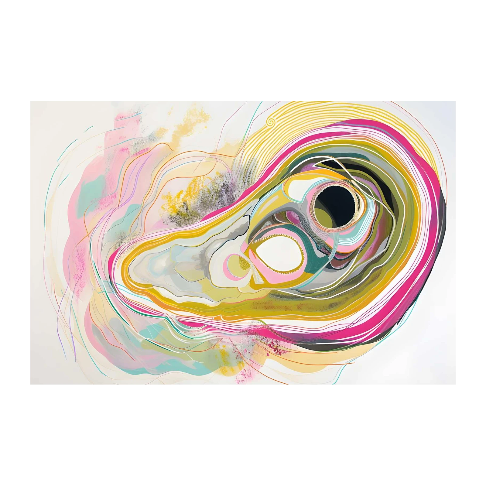 Abstract Organic Flow Wall Art