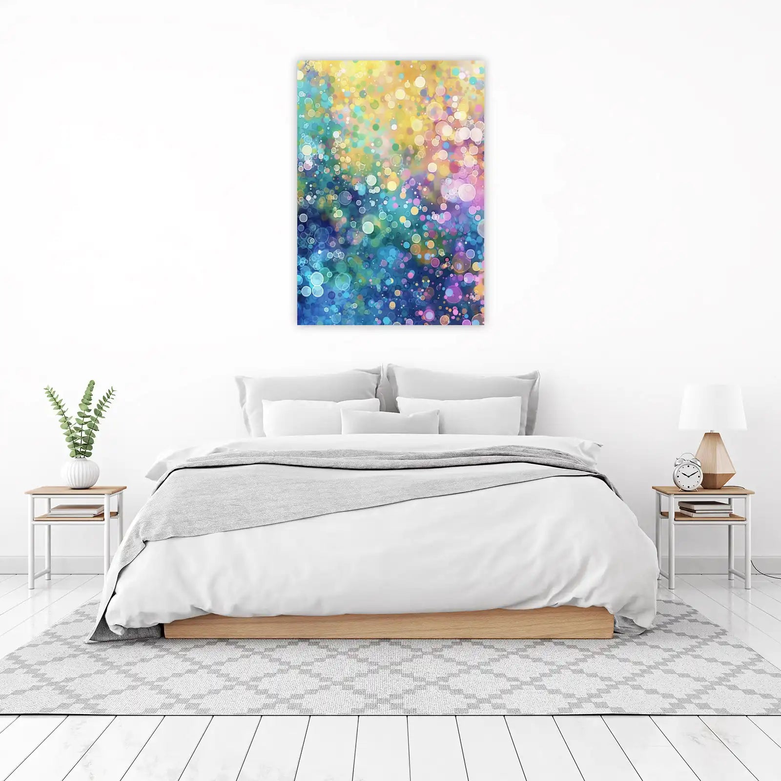 Vibrant Bokeh Dreams Wall Art