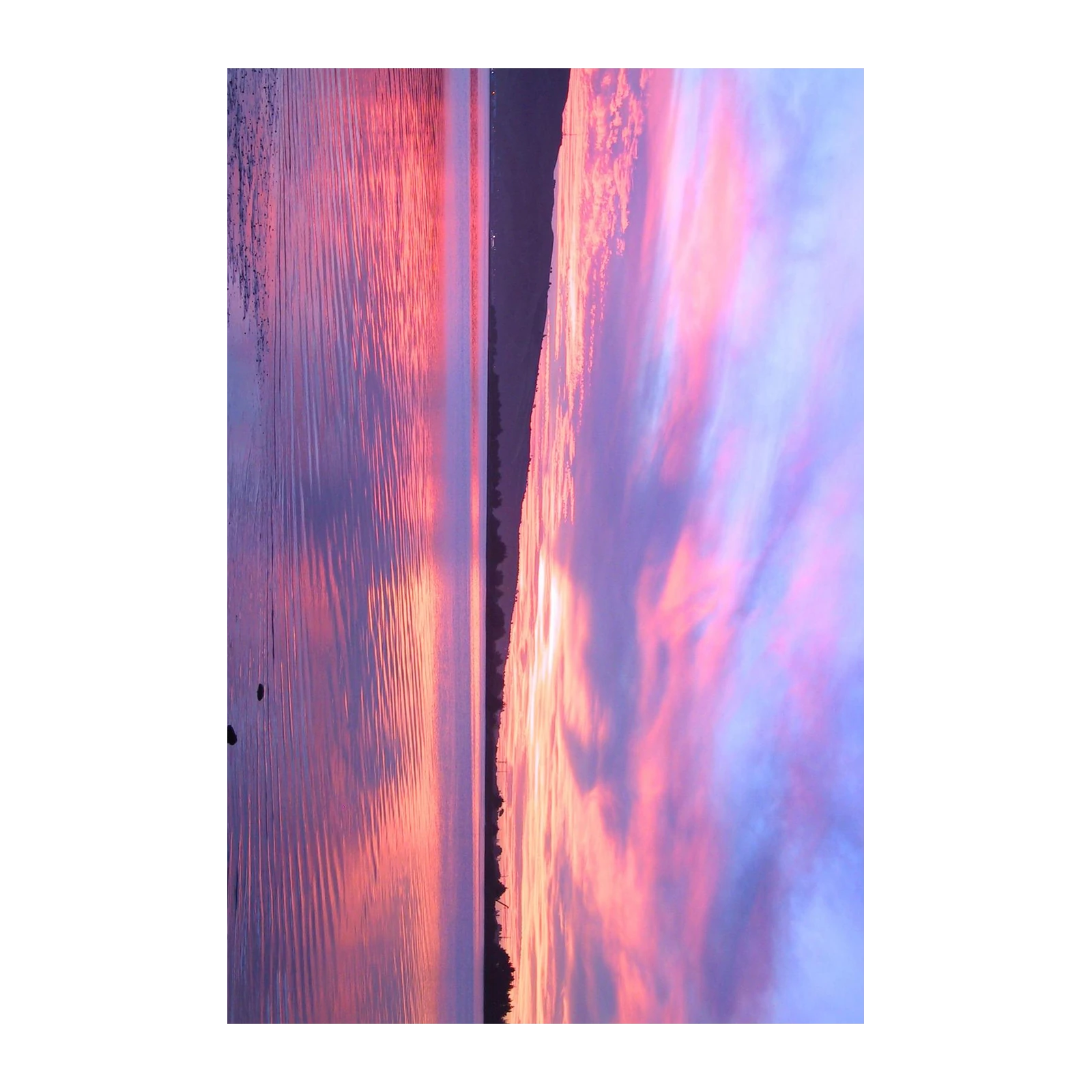 Serene Sunset Water & Sky Wall Art