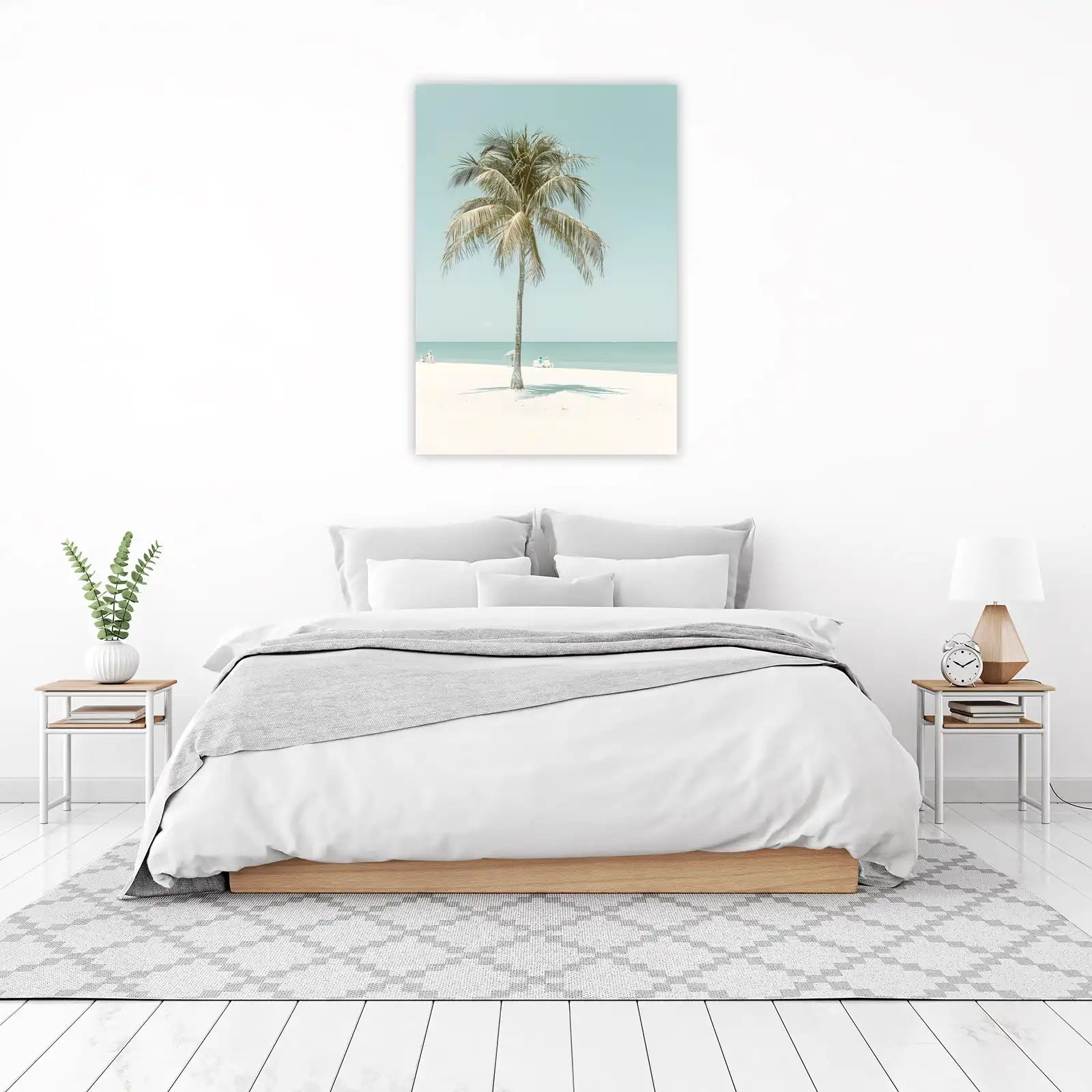 Serene Palm Beach Escape Wall Art