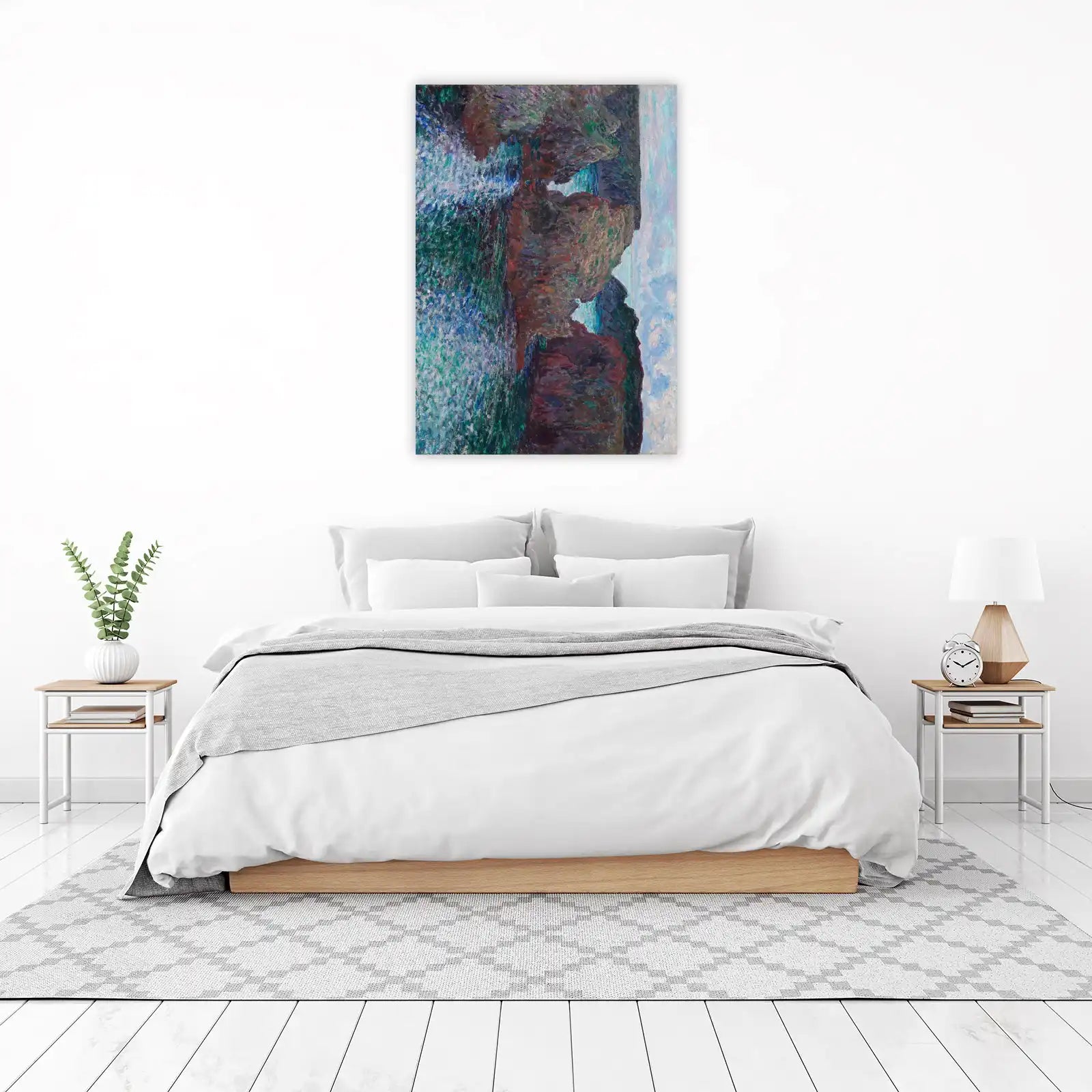 Enchanting Coastal Cliffs Impressionist Wall Art