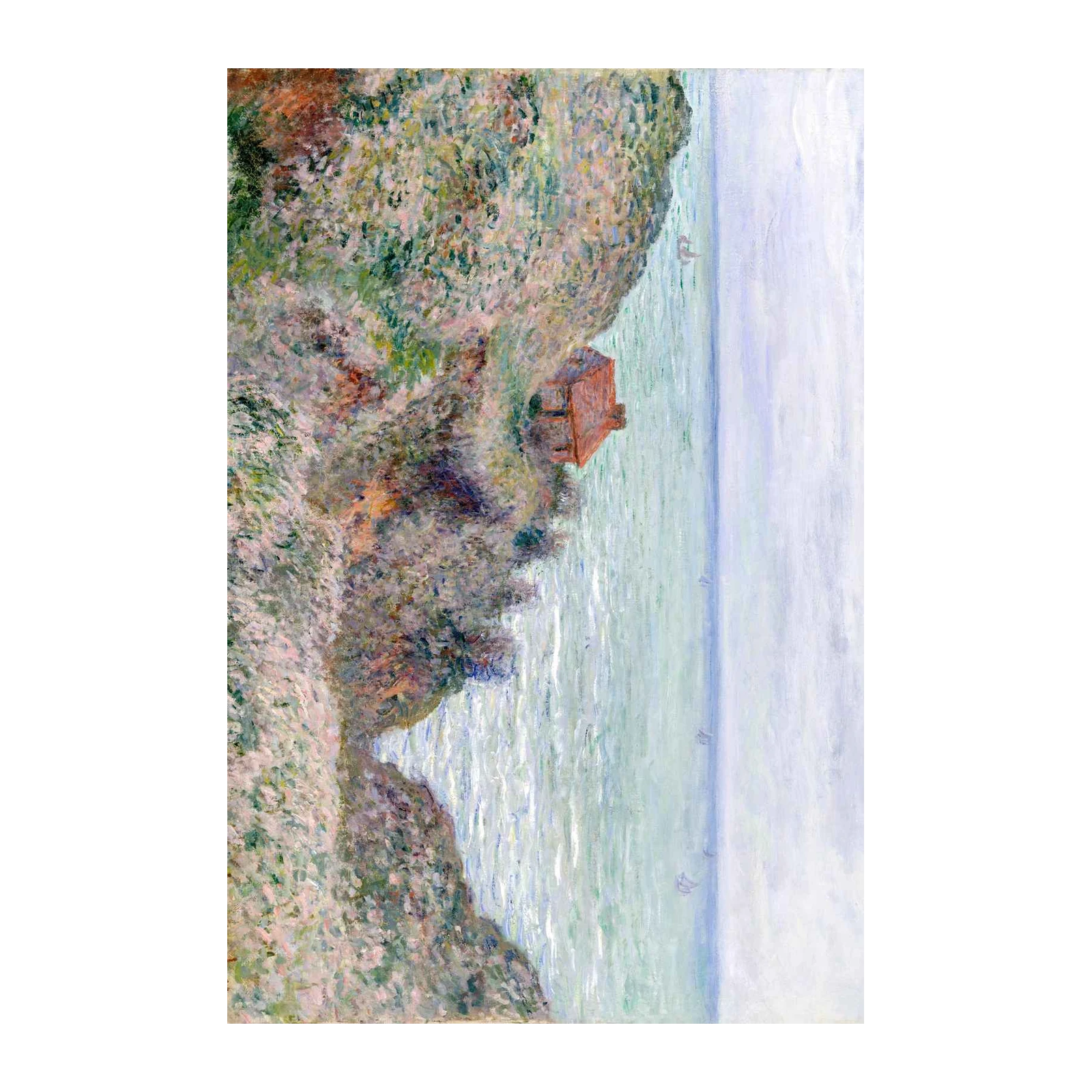 Impressionist Coastal Cottage Wall Art