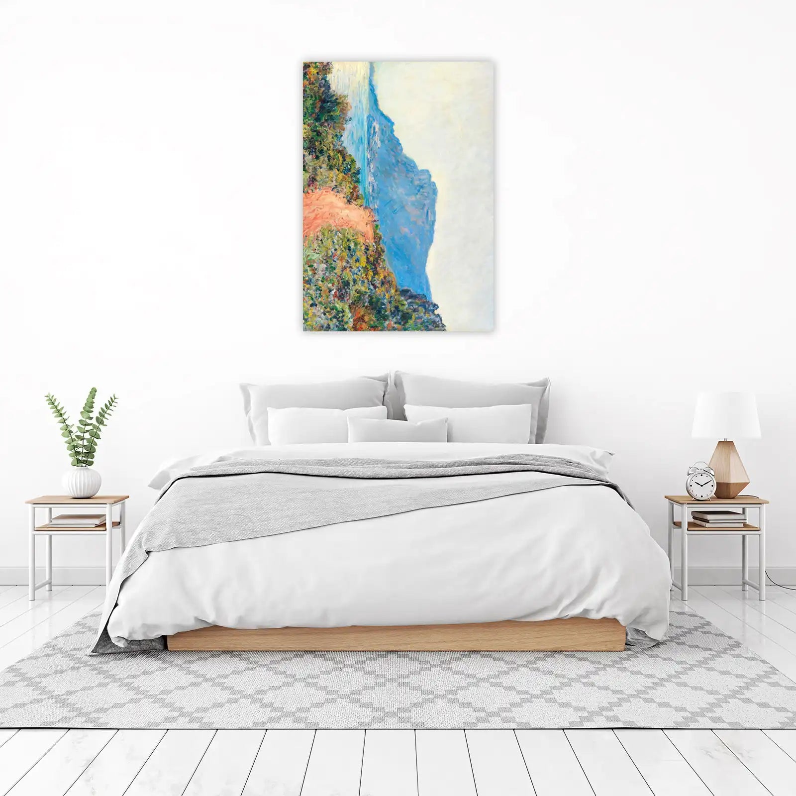 Impressionist Cliffside Serenity Wall Art