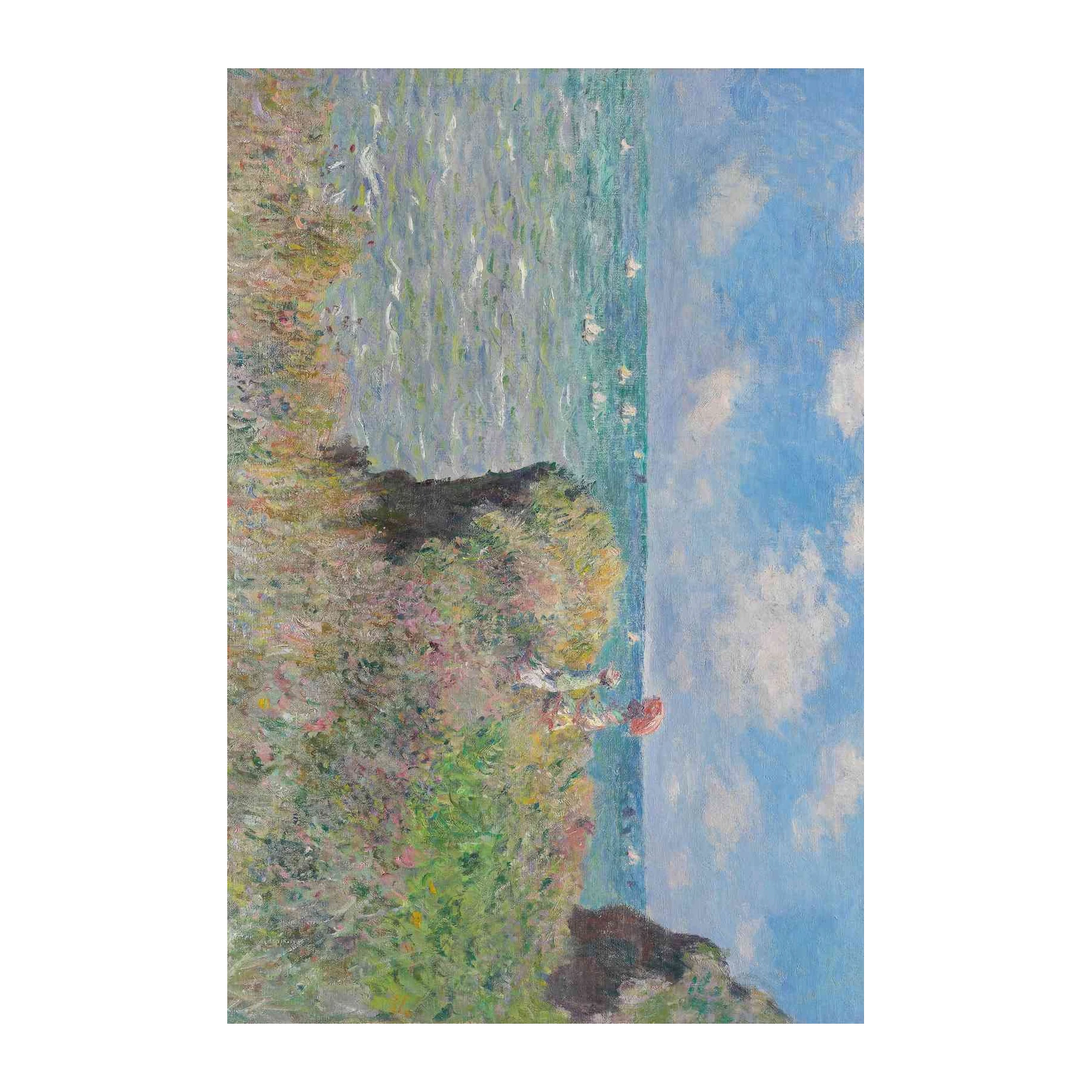 Impressionist Coastal View Wall Art