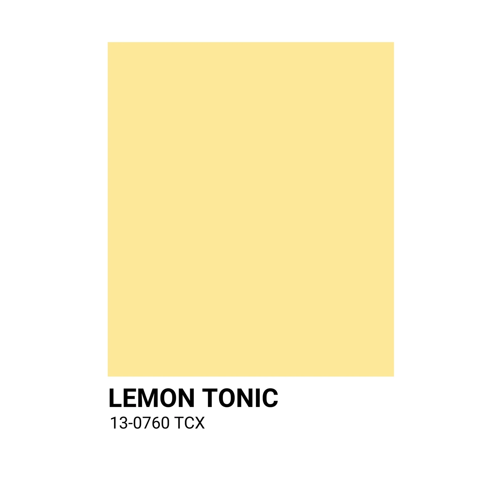 Lemon Tonic Aesthetic Color Block Wall Art
