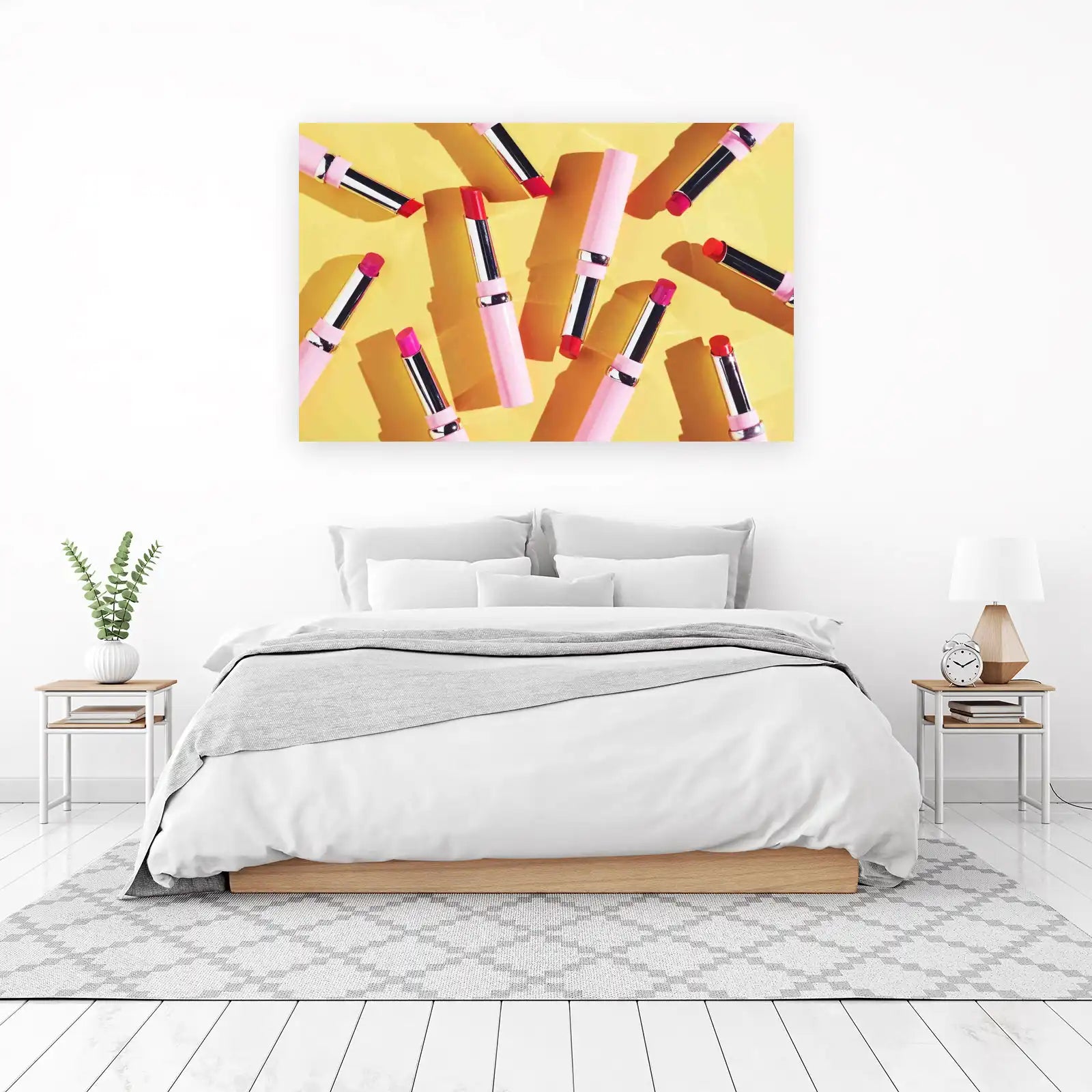 Vibrant Lipstick Collection Wall Art