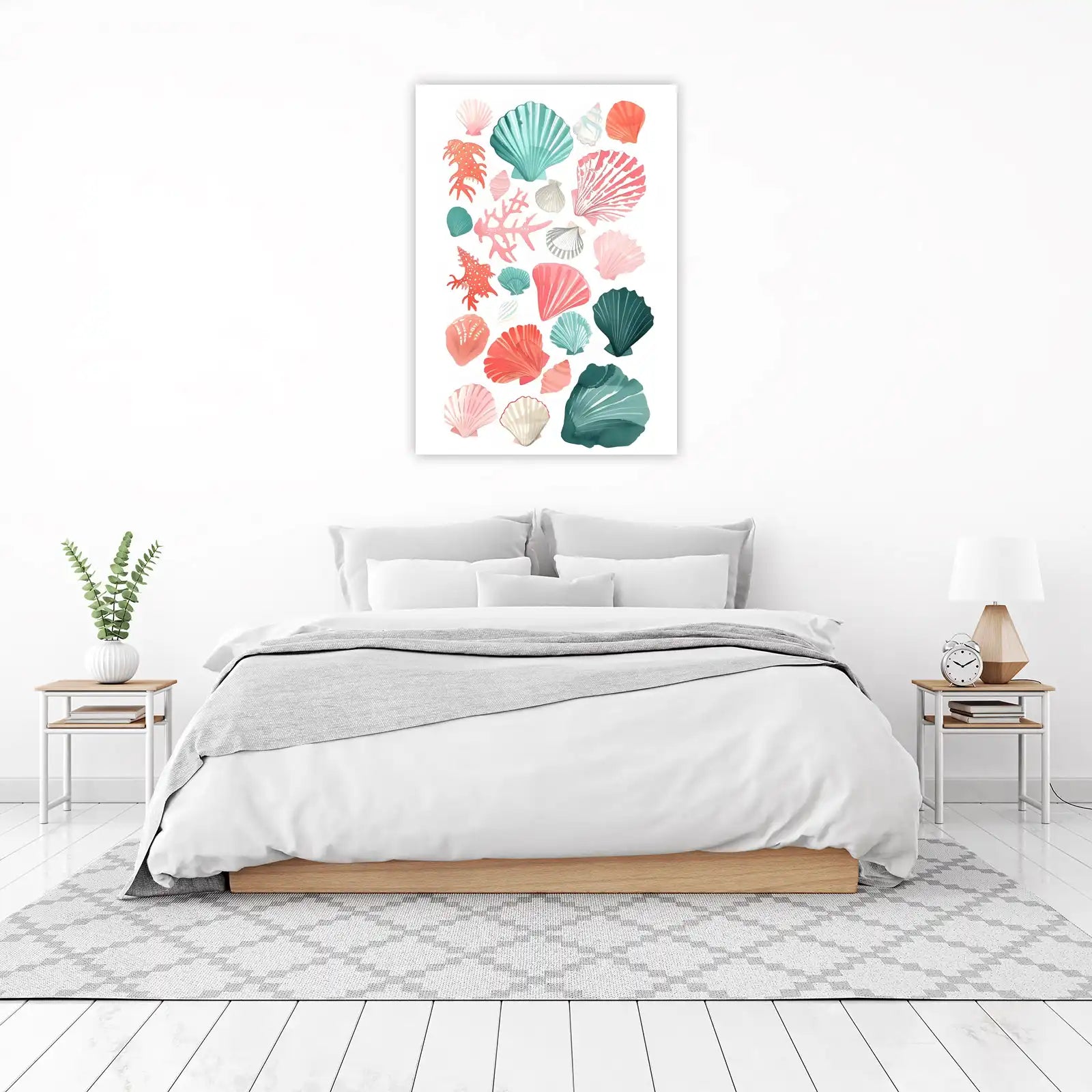 Coastal Charm Seashell Collection Wall Art