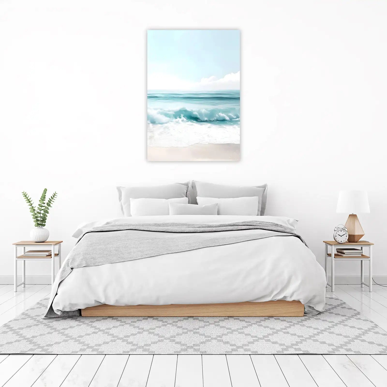 Serene Ocean Wave Wall Art