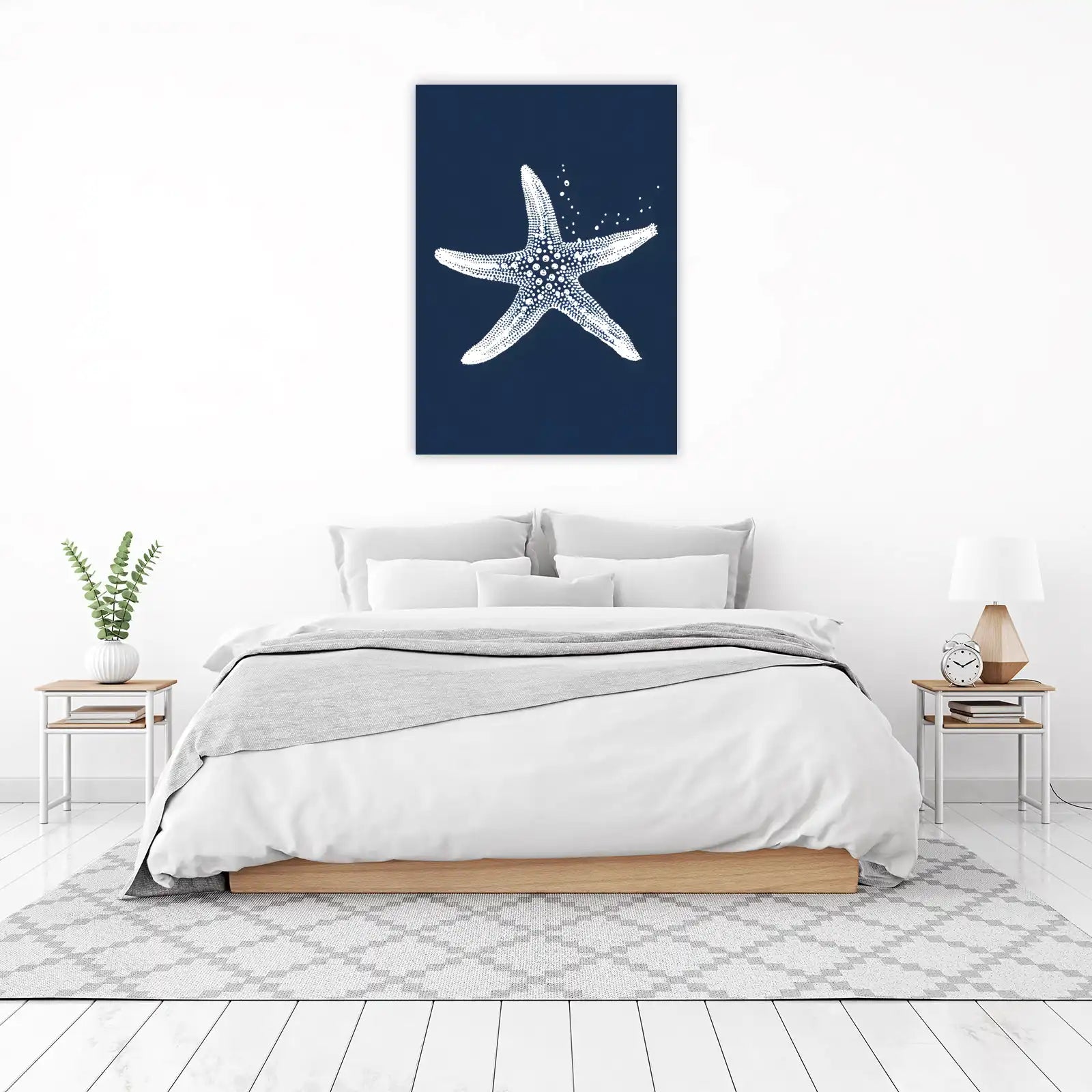Elegant Starfish Ocean Art Wall Art