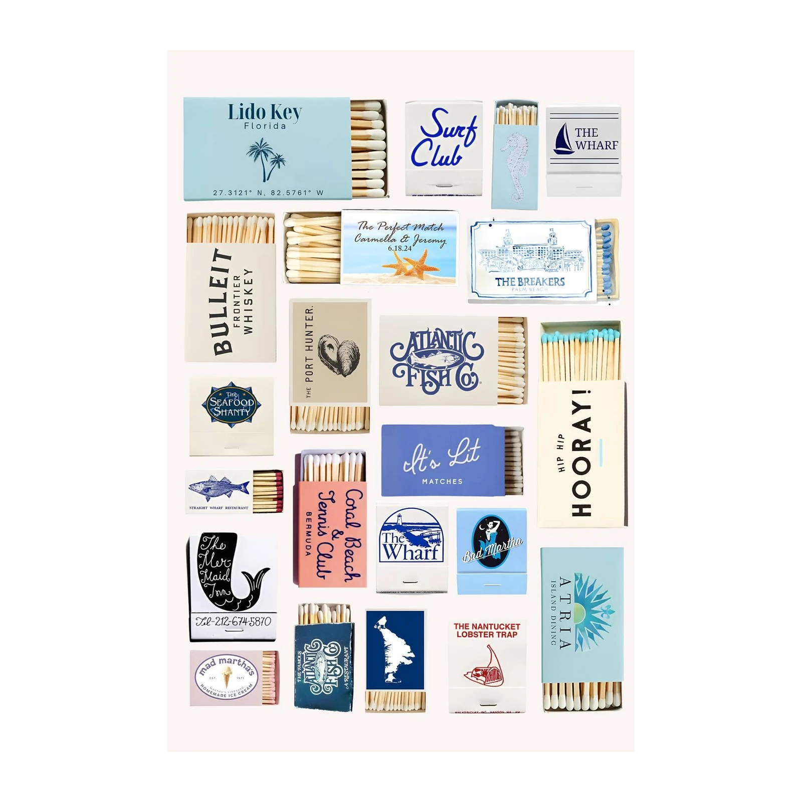 Coastal Vibes Matches Wall Art
