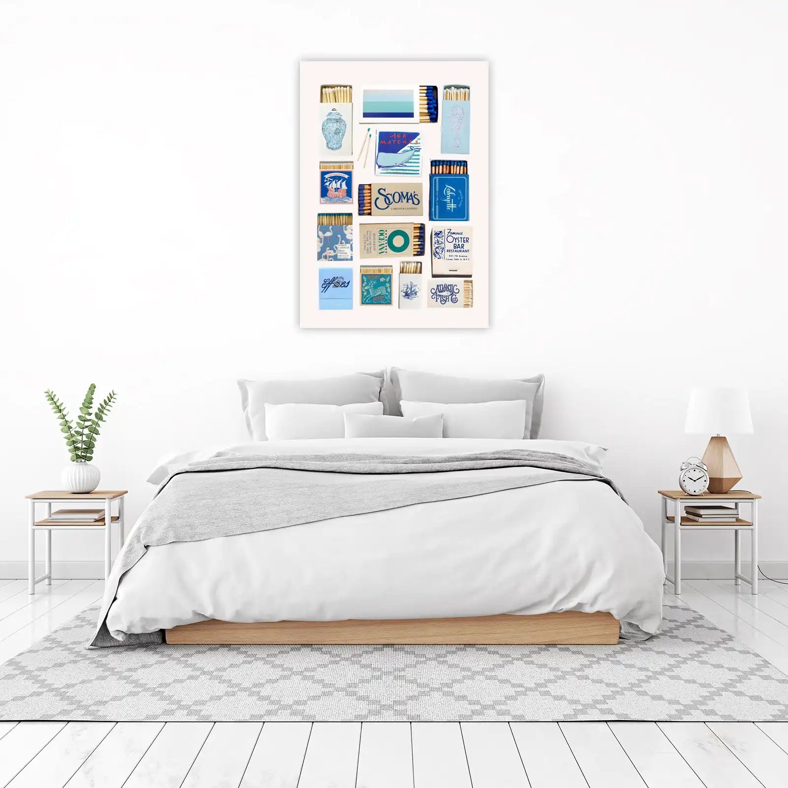 Nautical & Coastal Whale & Ship Matchbox Wall Art