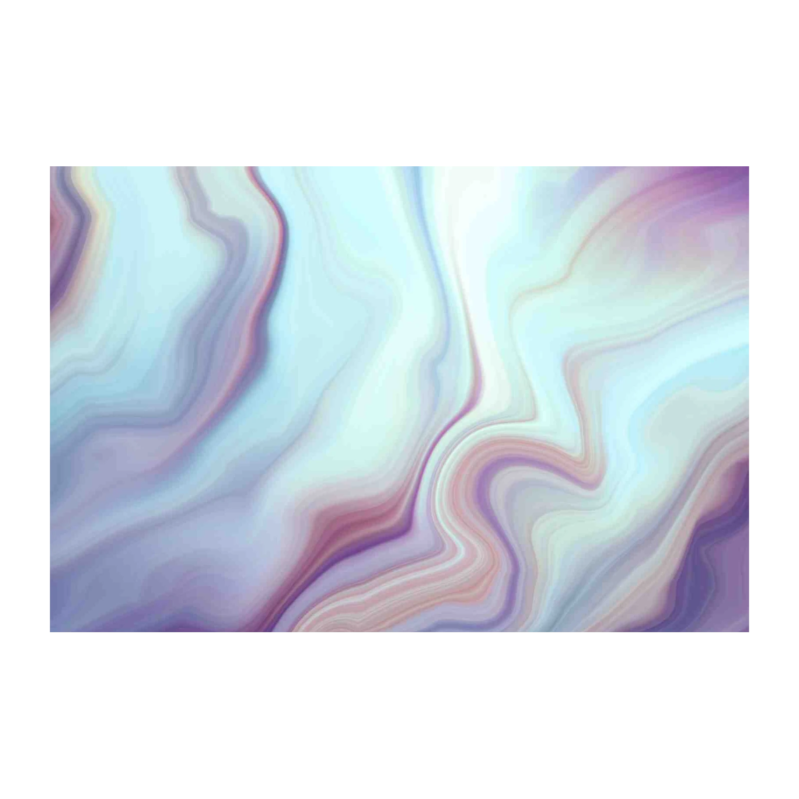 Serene Marble Swirl Abstract Wall Art