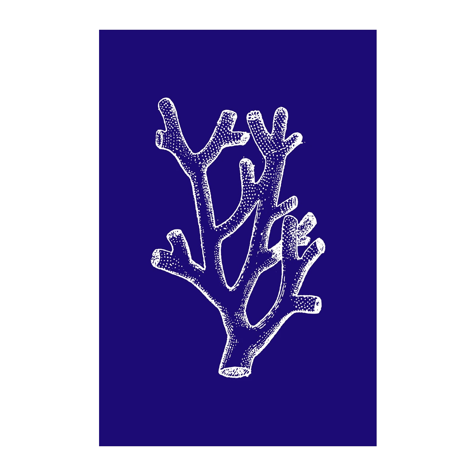 Oceanic Coral Branch Wall Art Wall Art