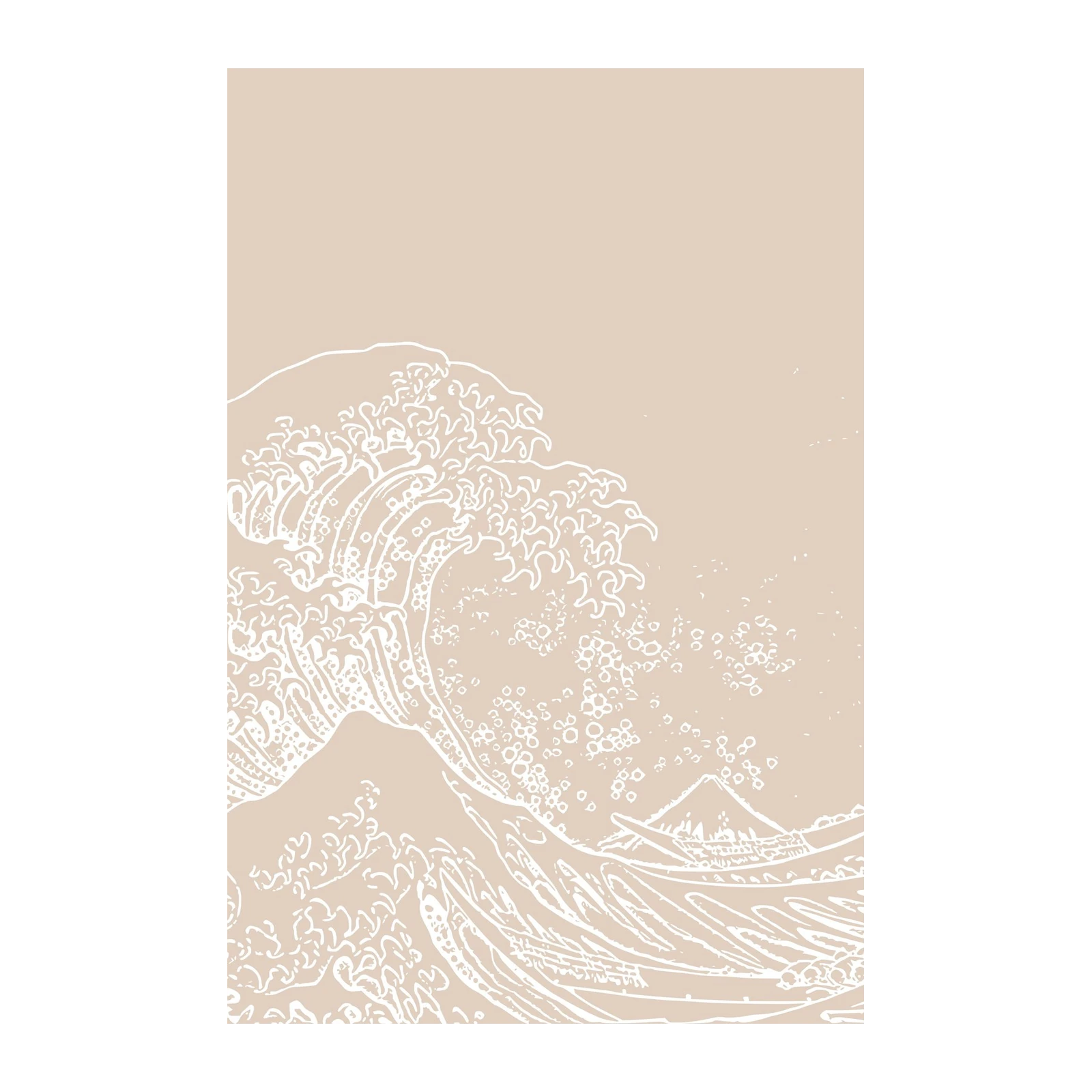 Minimalist Wave & Fuji Wall Art
