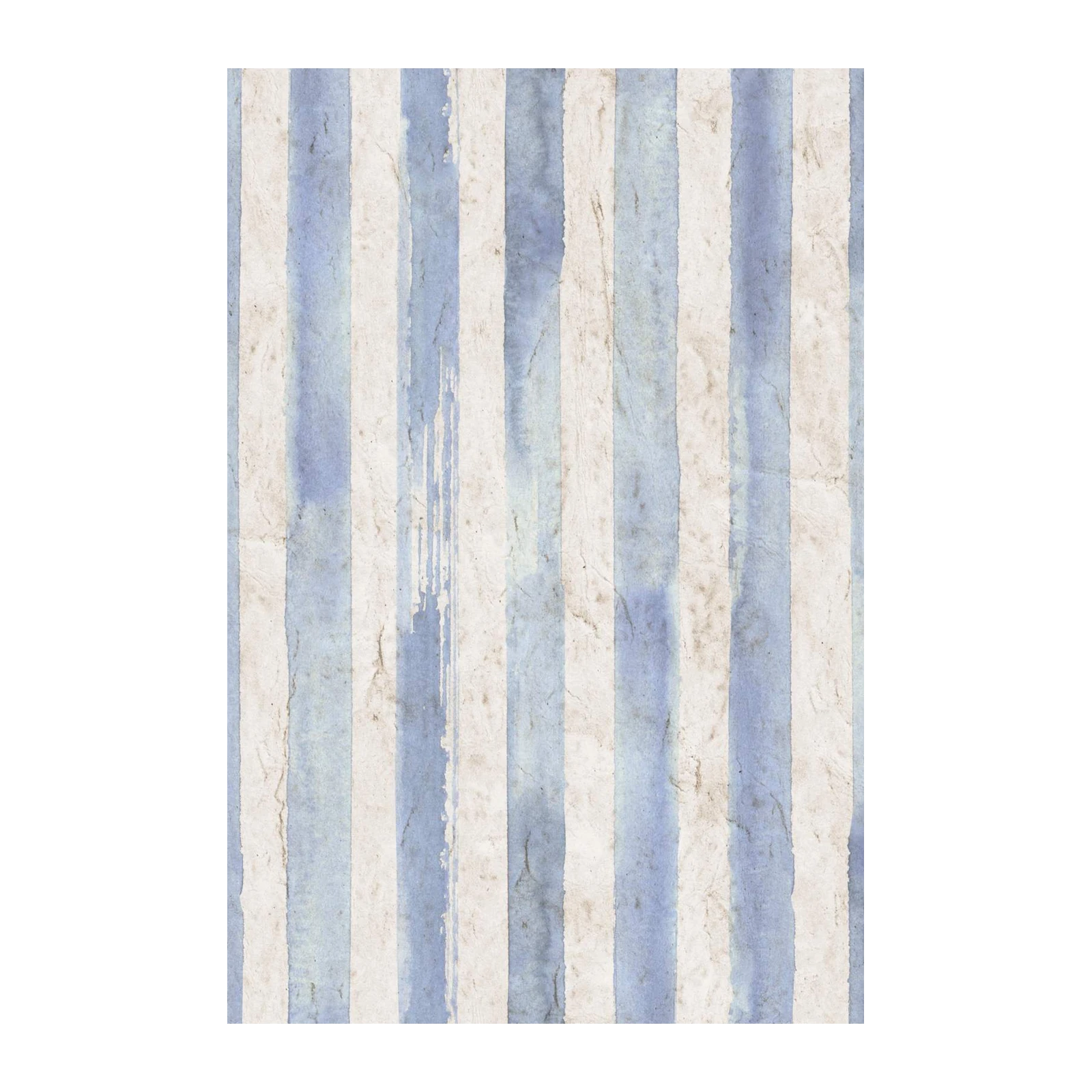 Serene Blue Stripe Farmhouse Wall Art