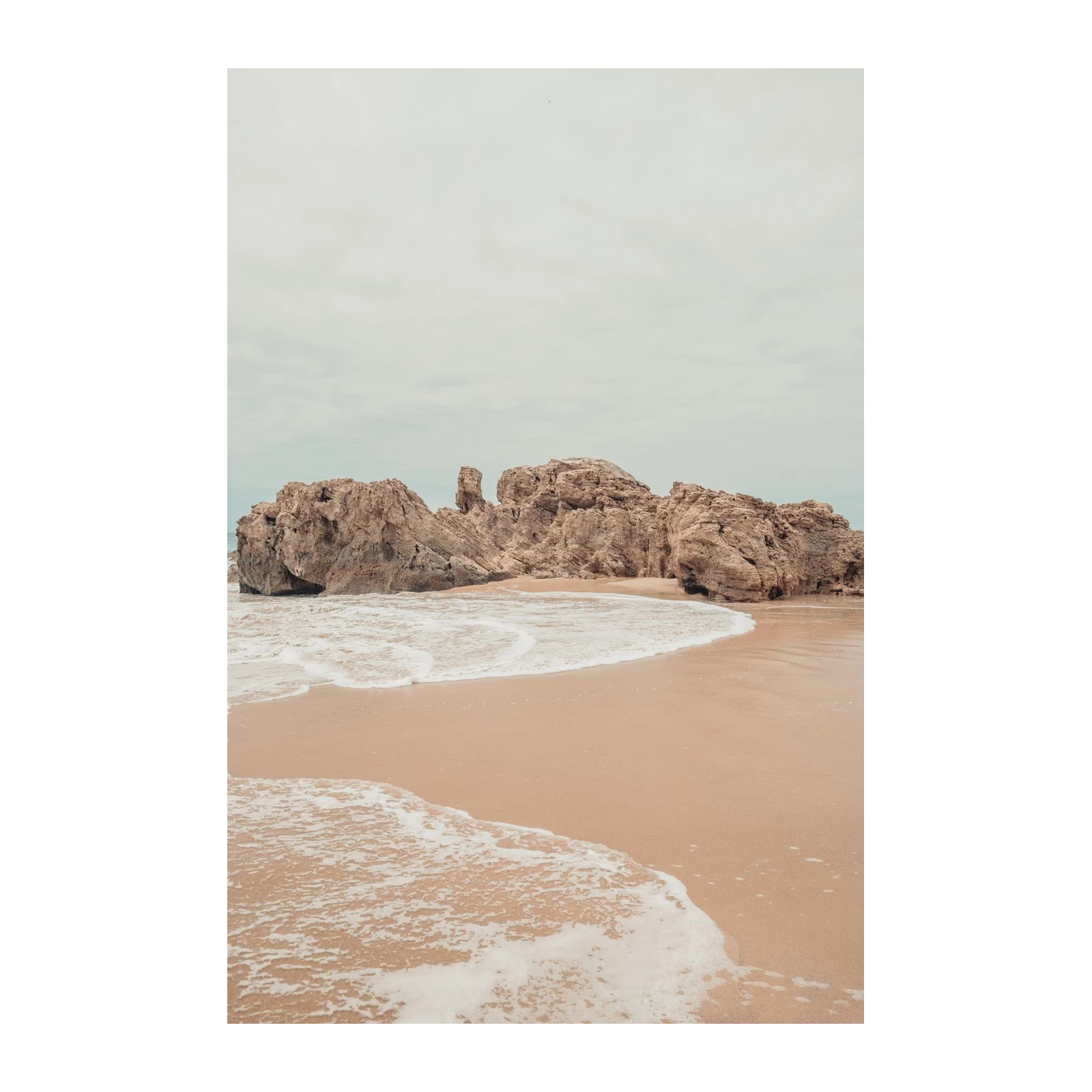 Coastal Serenity Rock Formations Wall Art