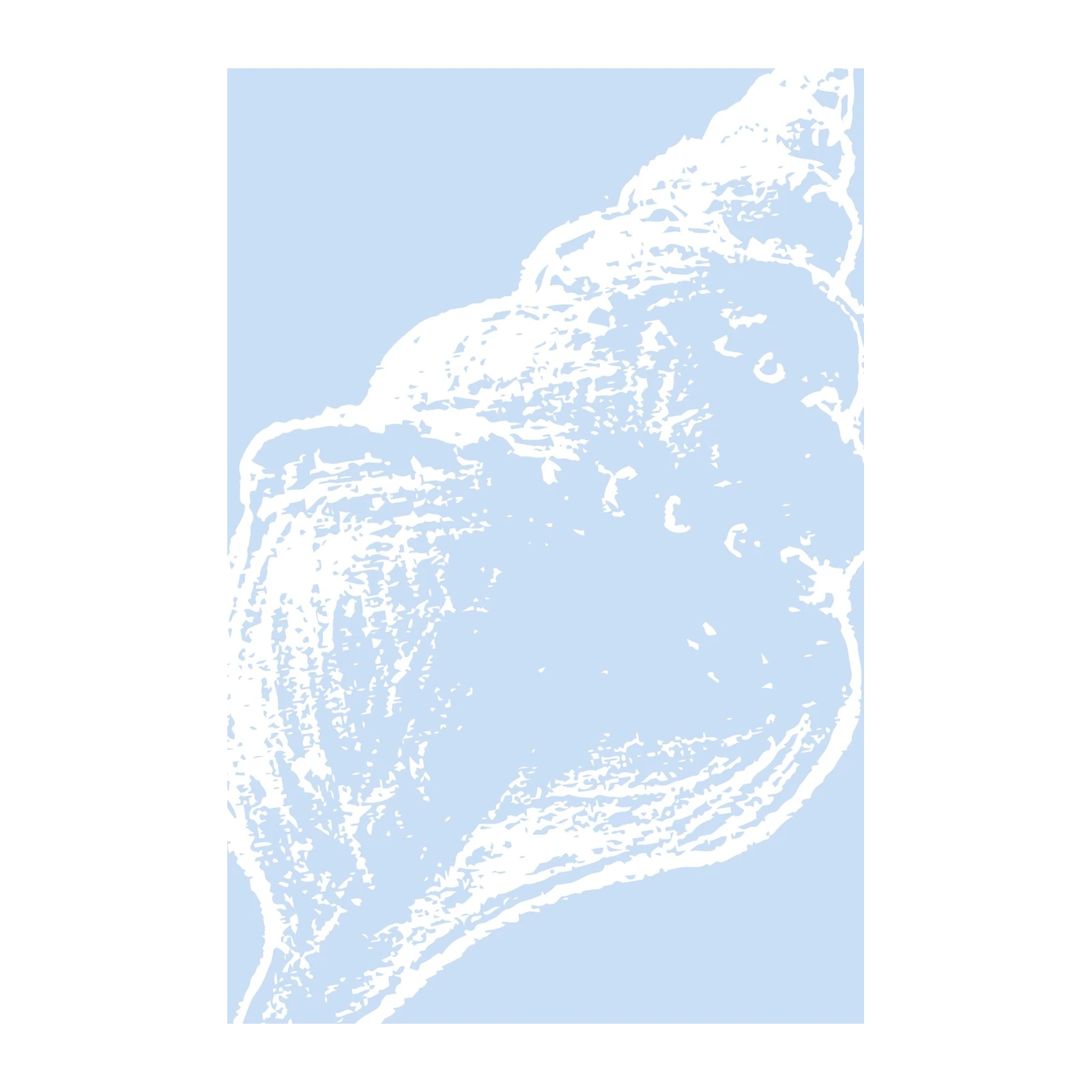 Serene Seashell Sketch Art Wall Art