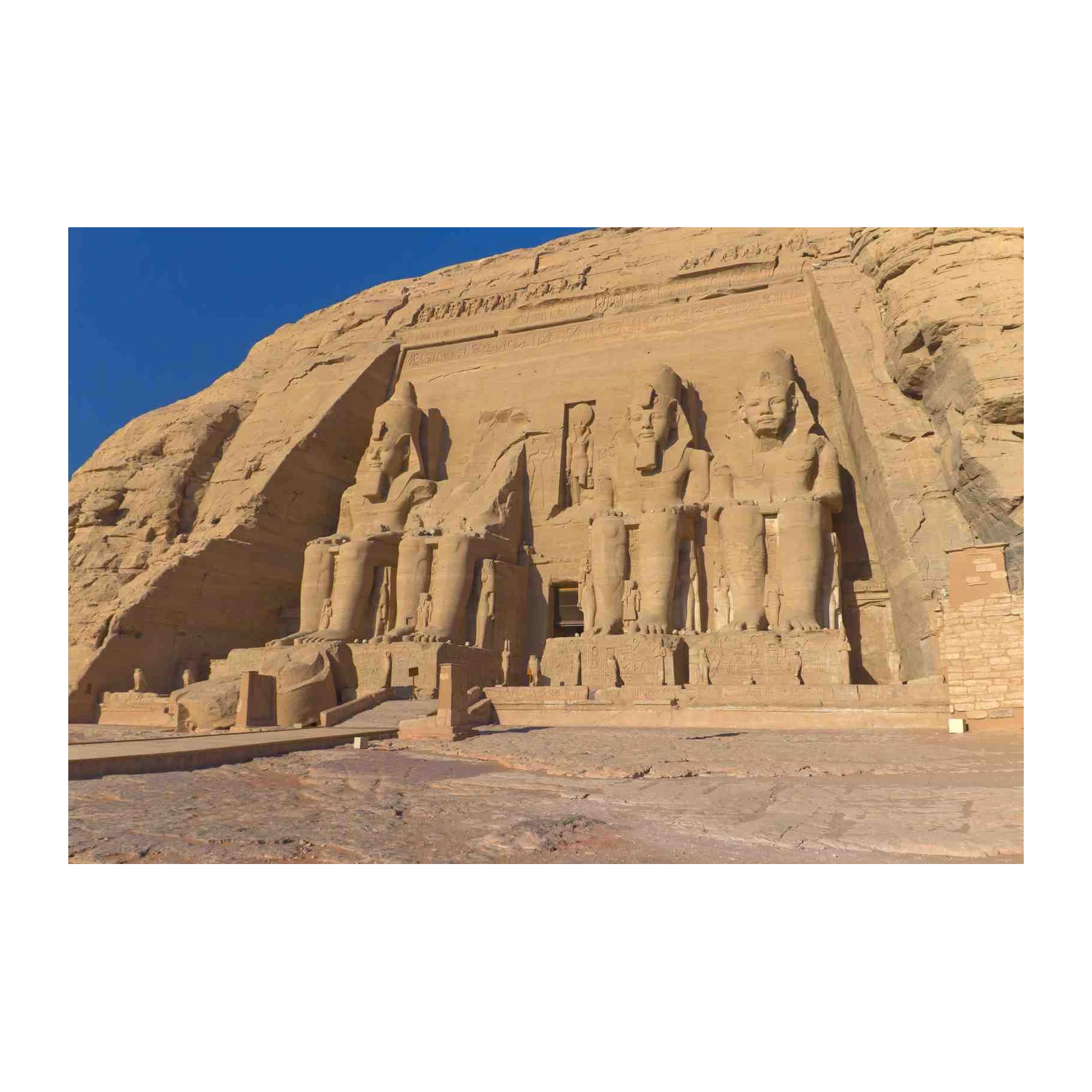 Majestic Abu Simbel Statues Wall Art
