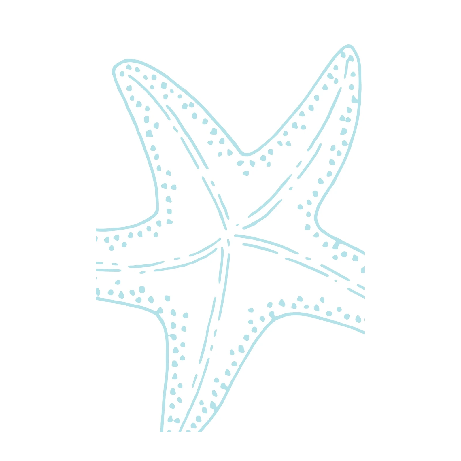 Minimalist Starfish Line Art Wall Art