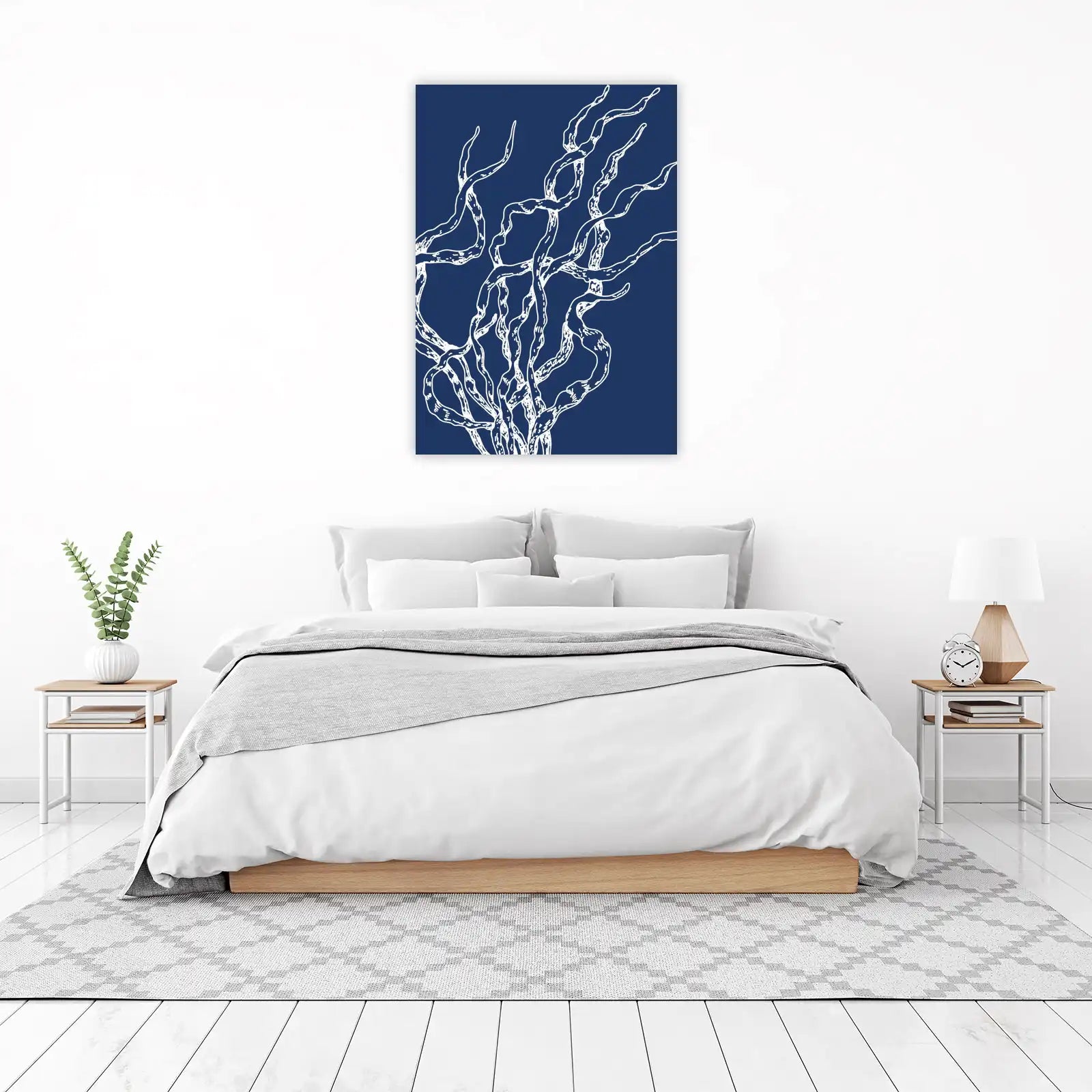 Abstract Marine Tendrils Wall Art