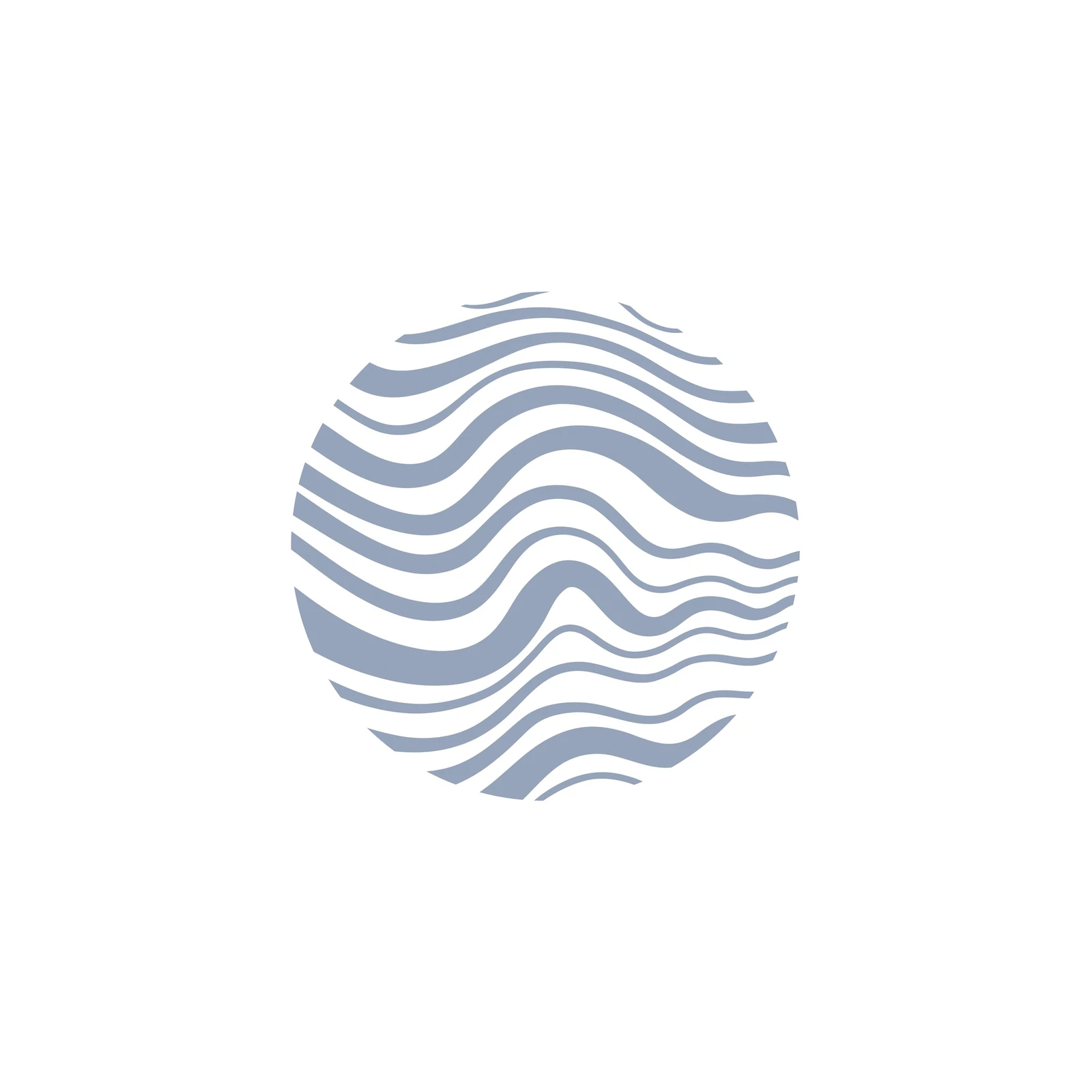 Modern Blue Wave Abstract Art Wall Art
