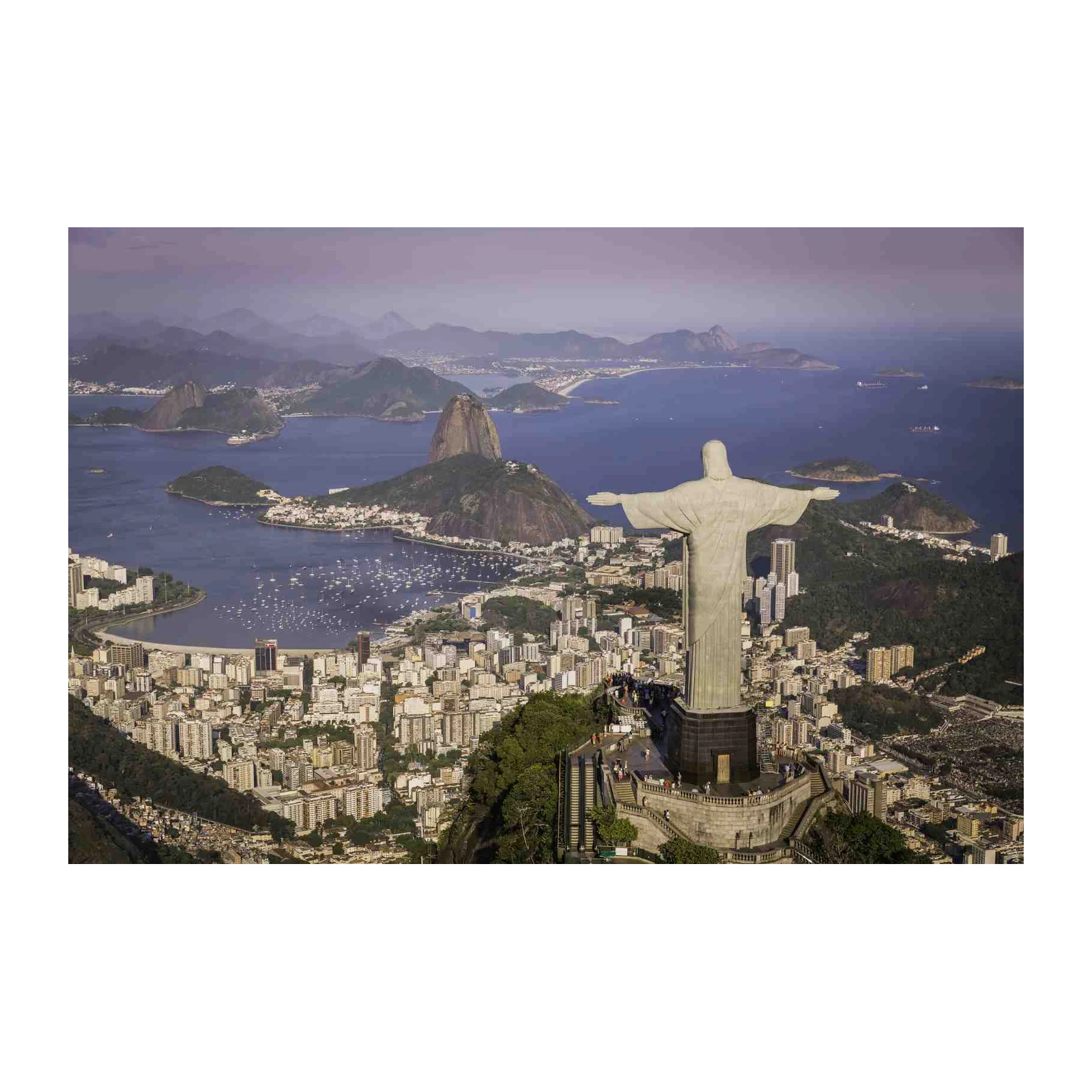 Iconic Rio Christ the Redeemer Cityscape Wall Art