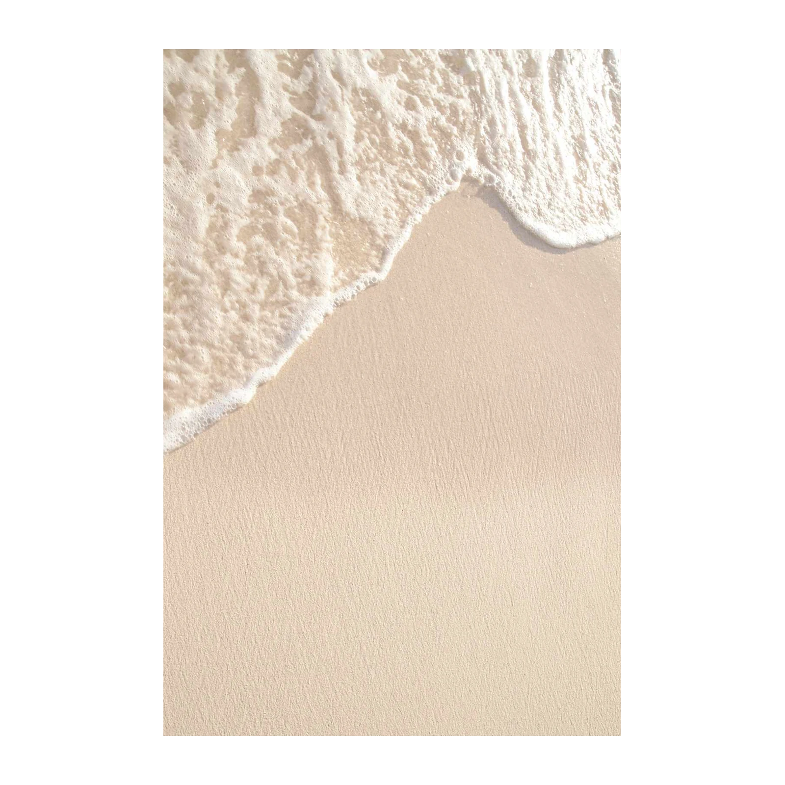 Serene Beach Wave Wall Art