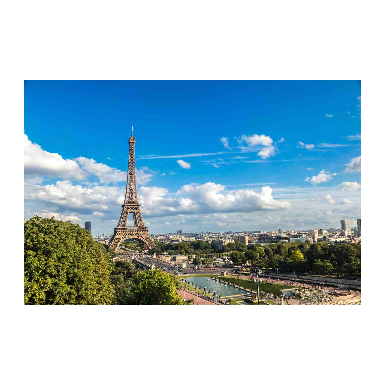 Eiffel Tower Paris Skyline Wall Art