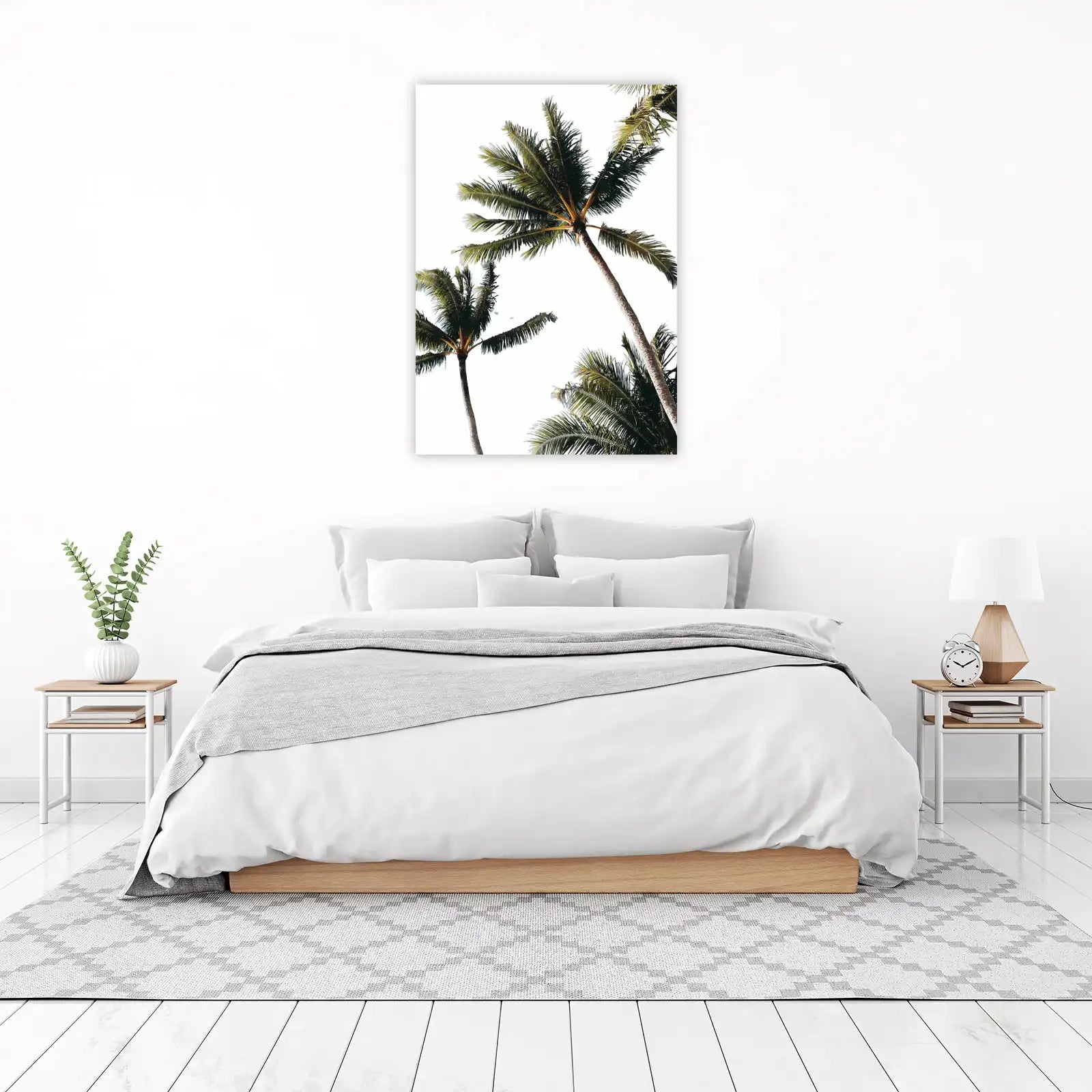 Tropical Palm Fronds Serenity Wall Art