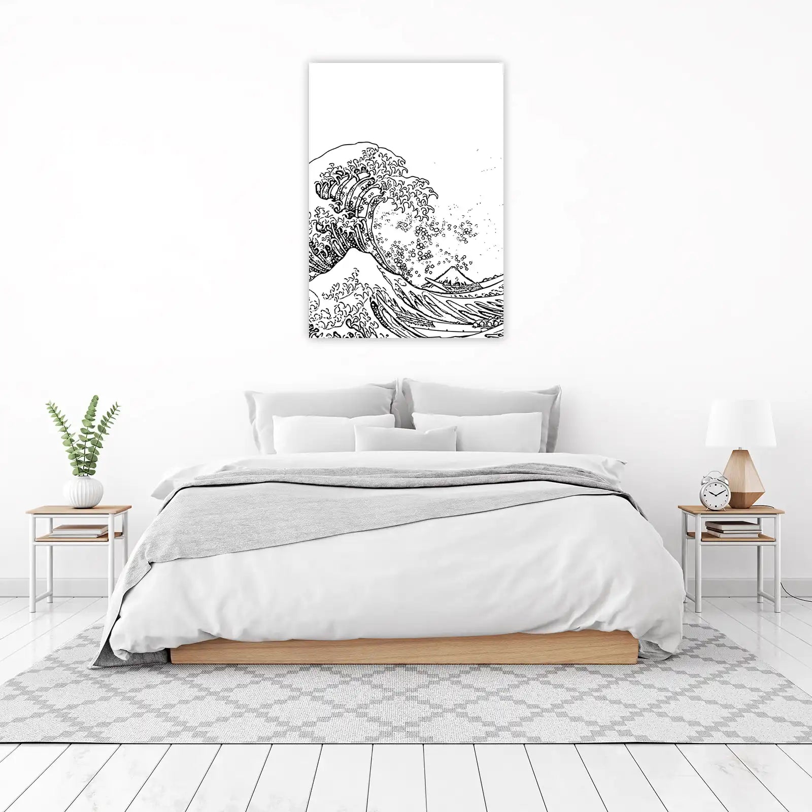 Iconic Wave Japanese Art Wall Art