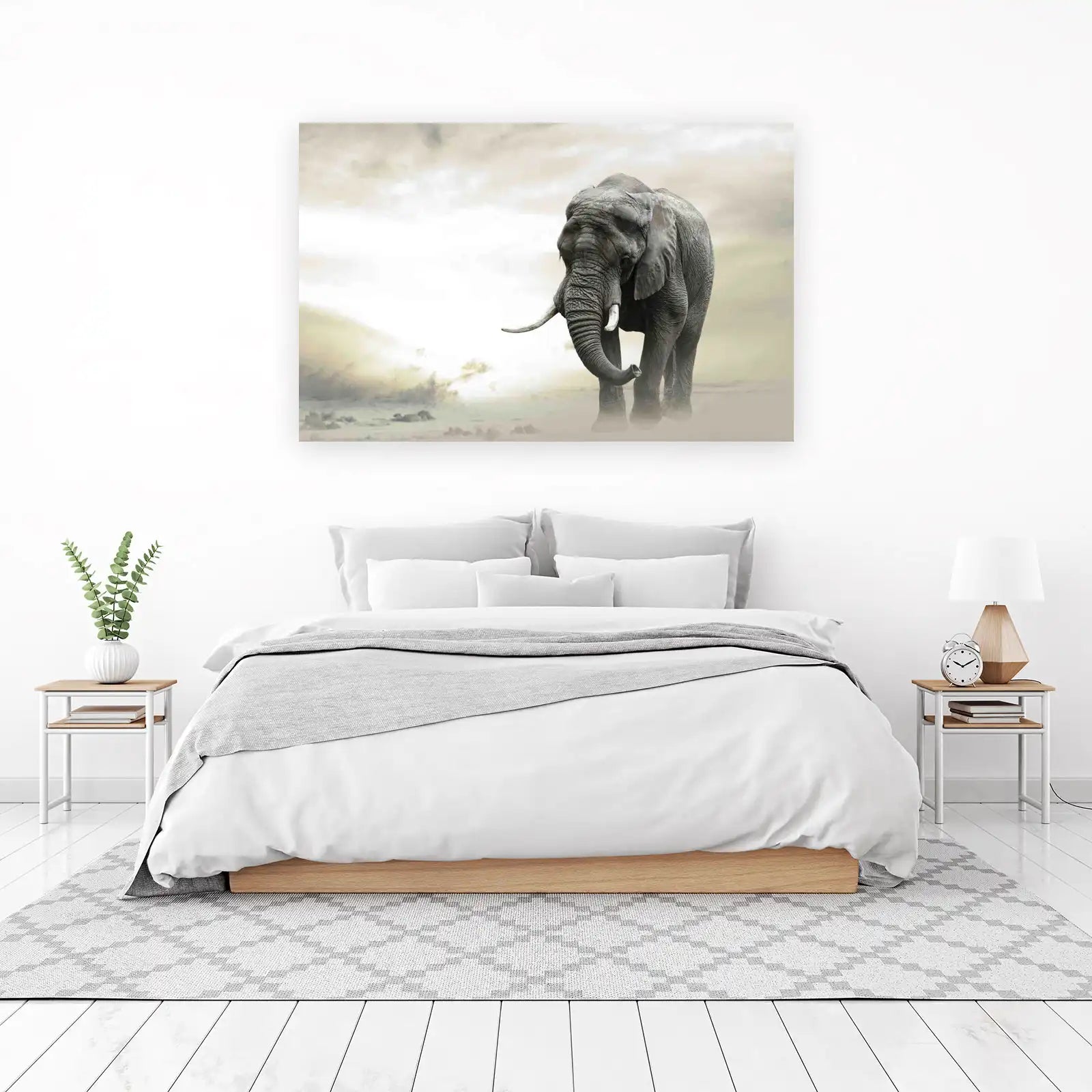 Majestic Elephant African Safari Wall Art