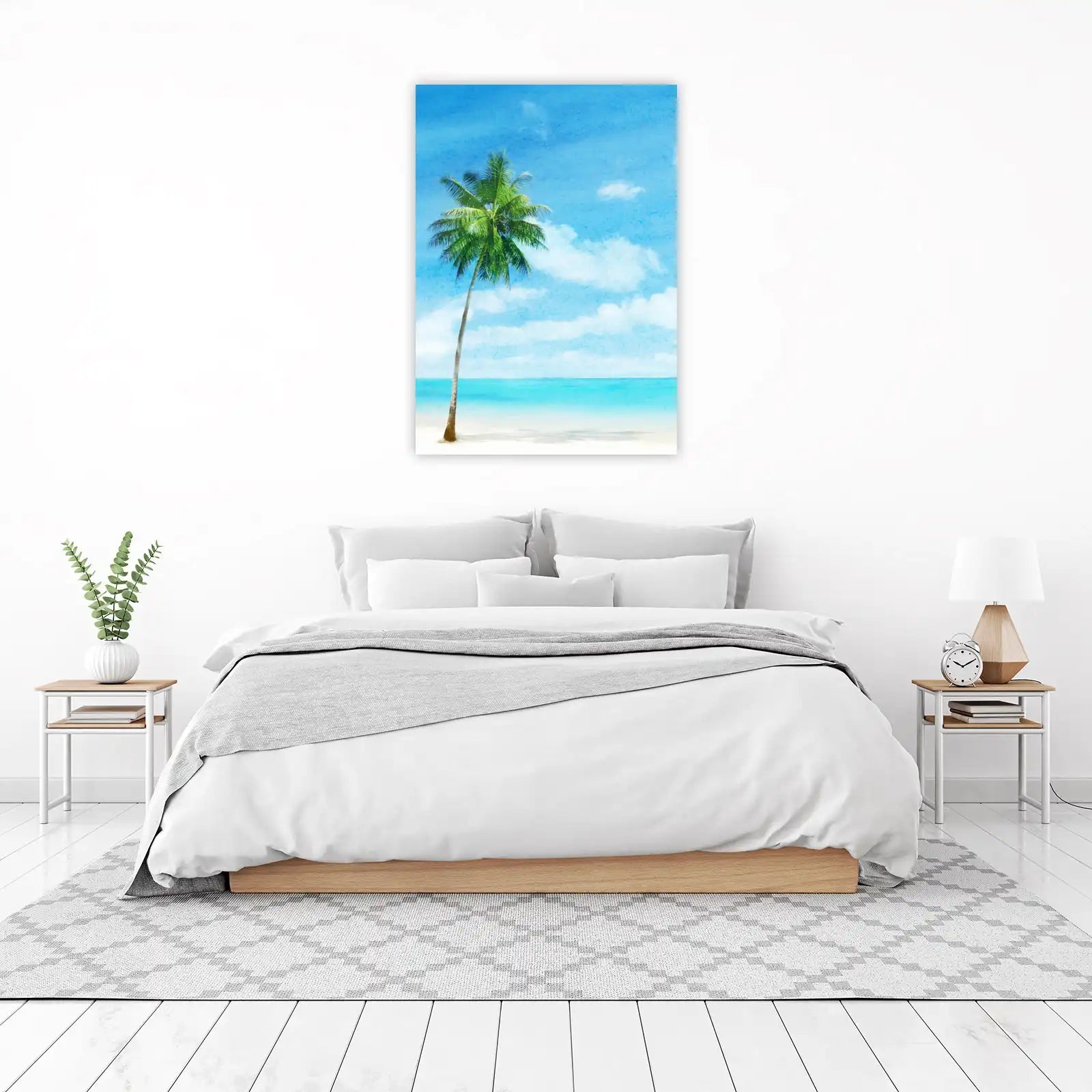 Serene Palm Beach Coastal Wall Art