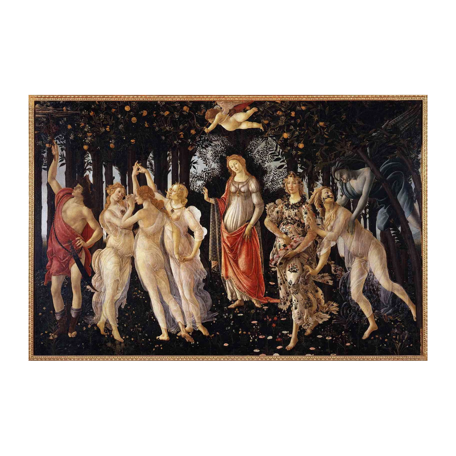 Primavera Allegory Renaissance Wall Art