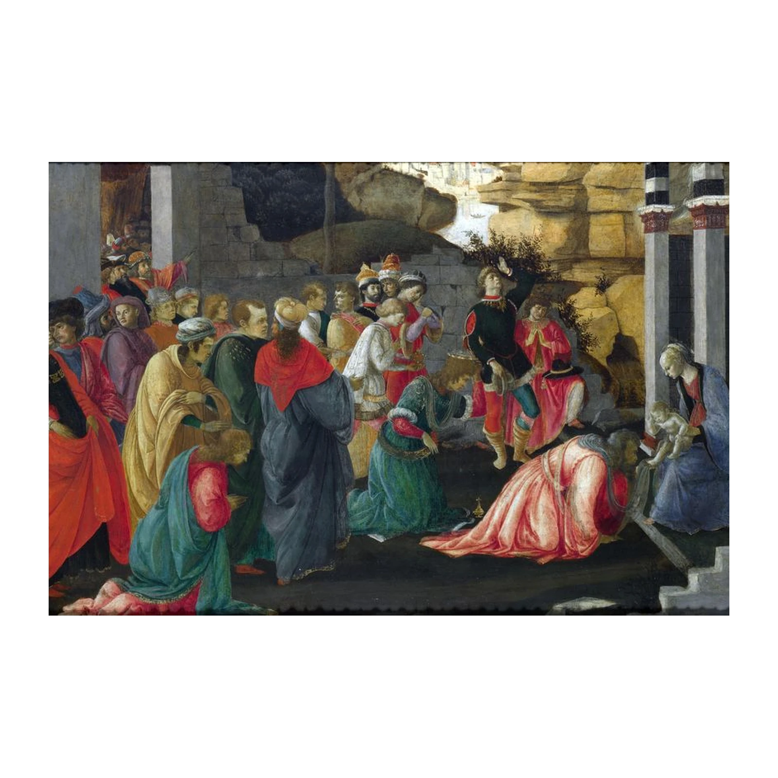 Adoration of the Magi Renaissance Wall Art