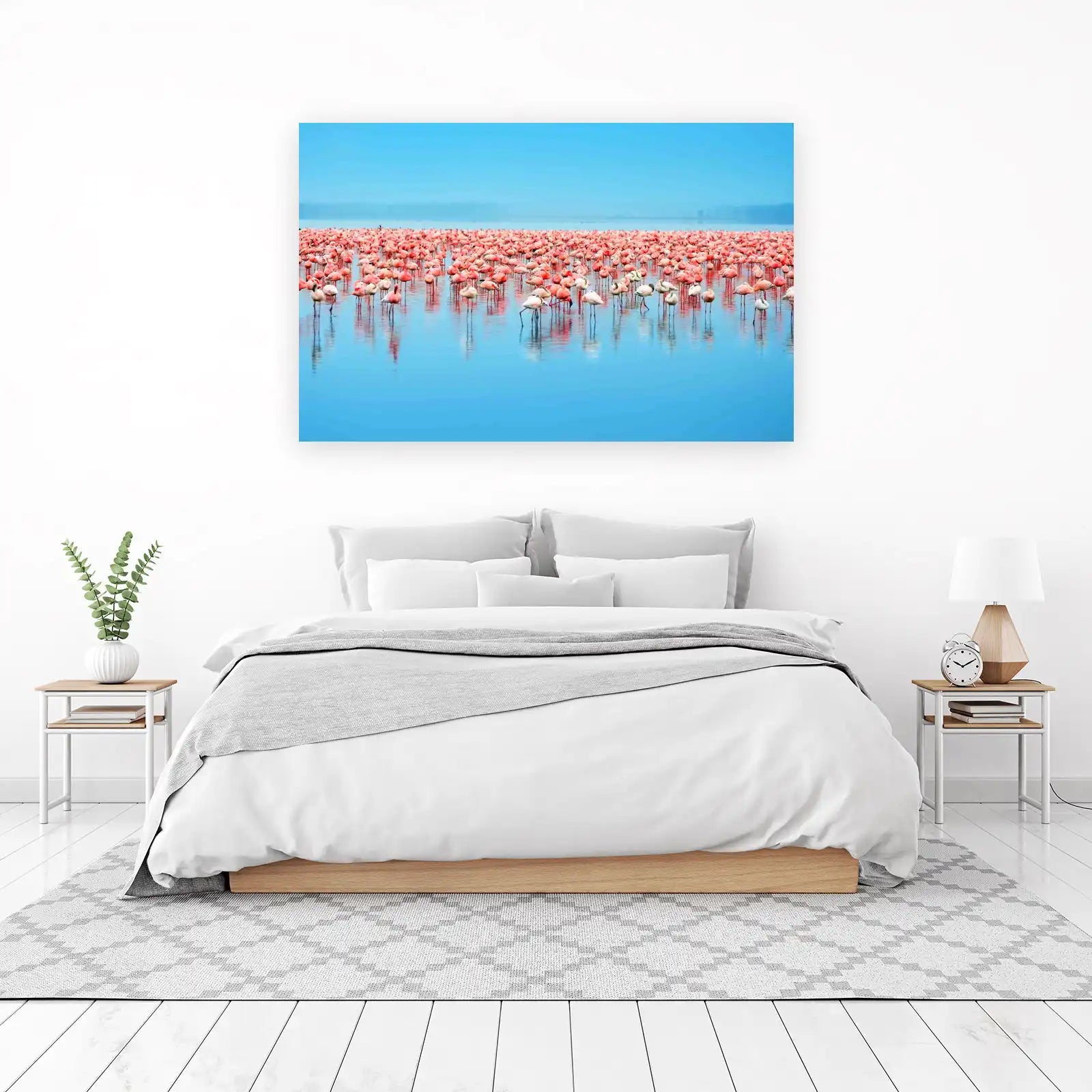Flamingo Flock Serenity Wall Art