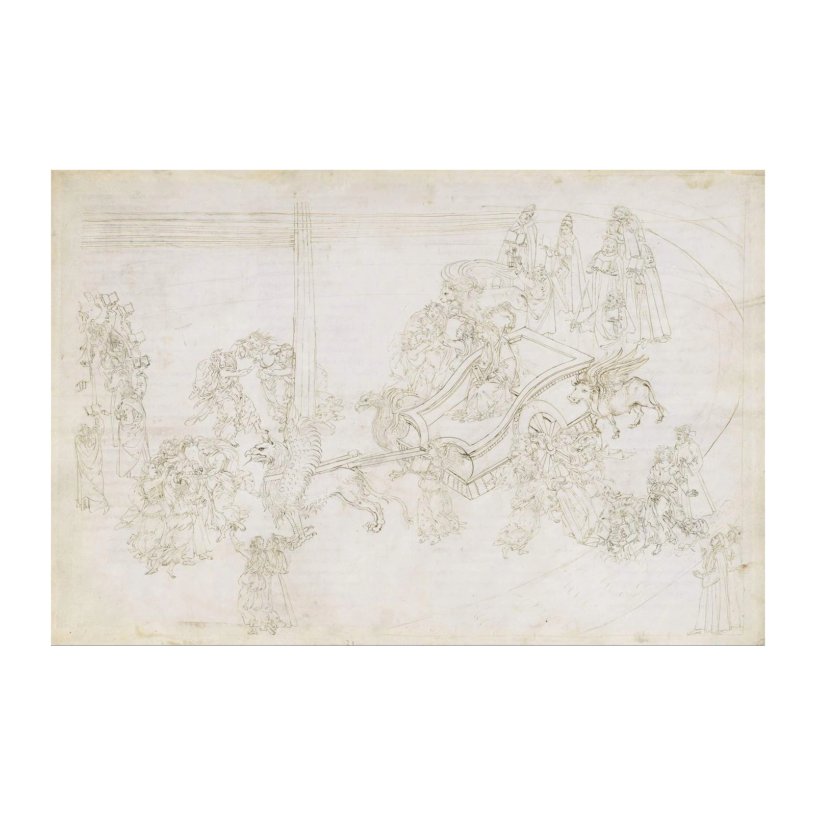 Mythological Chariot Divine Journey Wall Art