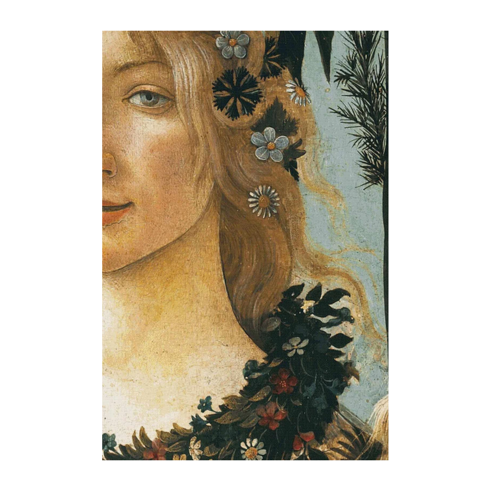 Renaissance Floral Portrait Wall Art