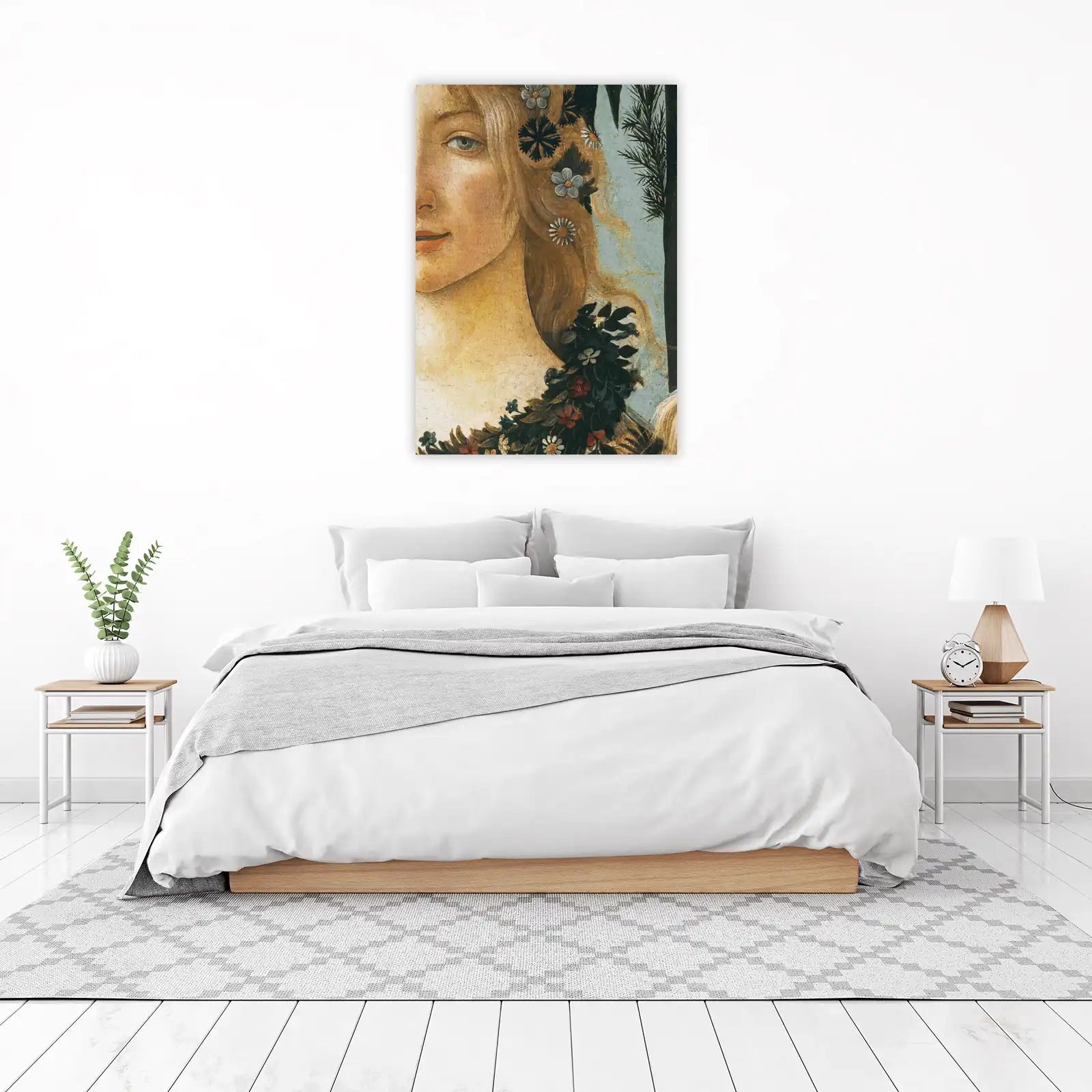 Renaissance Floral Portrait Wall Art