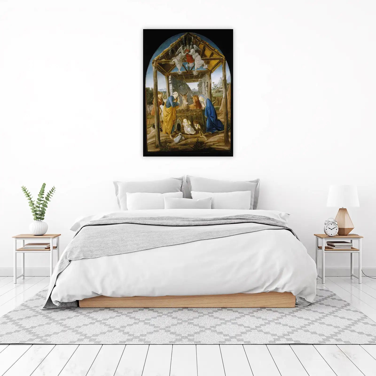 Nativity Scene Renaissance Art Wall Art
