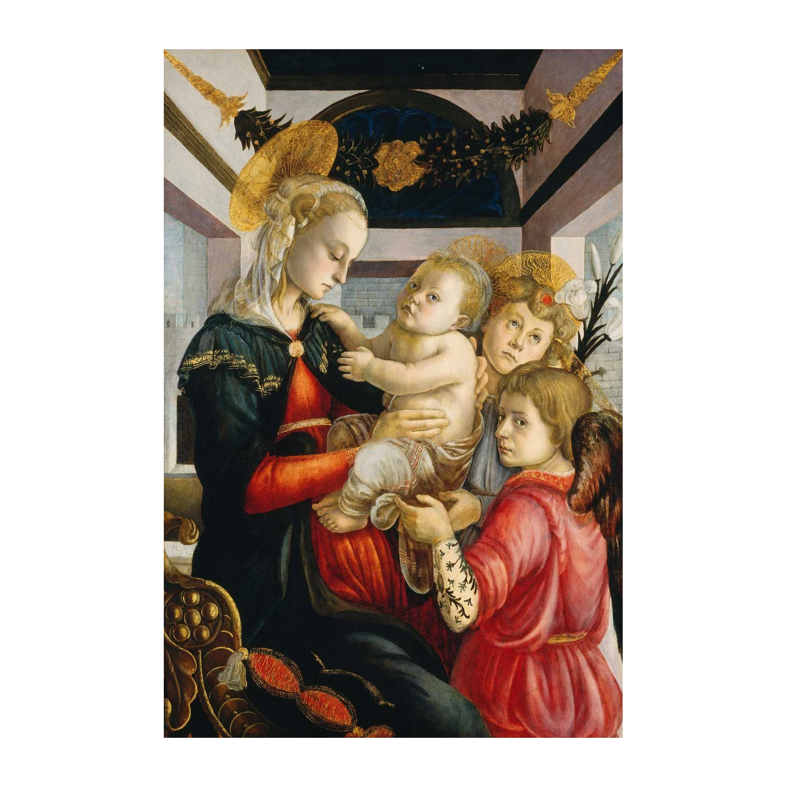 Madonna and Child Renaissance Wall Art Wall Art