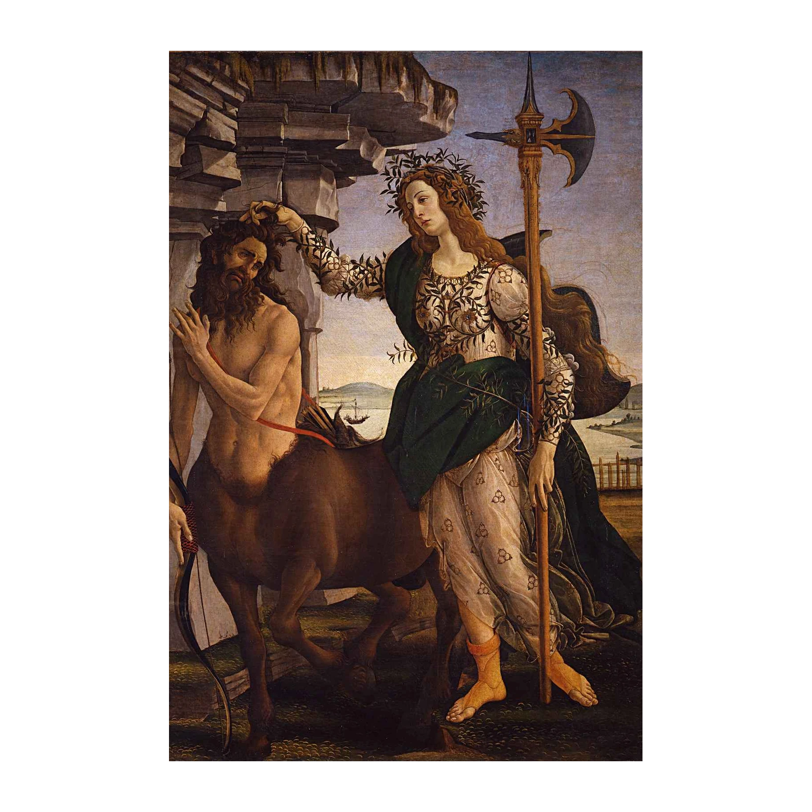 Mythological Centaur & Nymph Wall Art