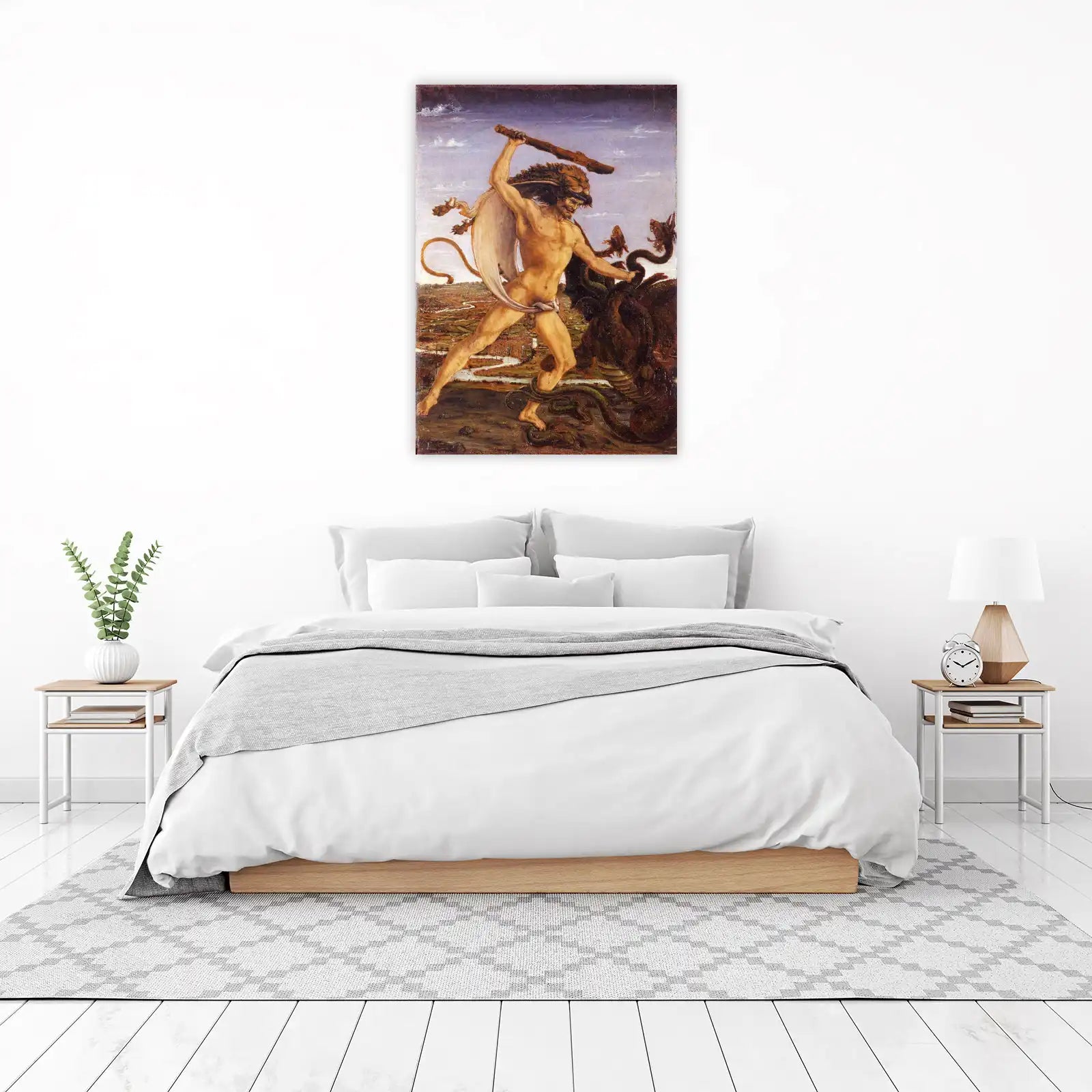 Hercules Fighting Hydra Wall Art