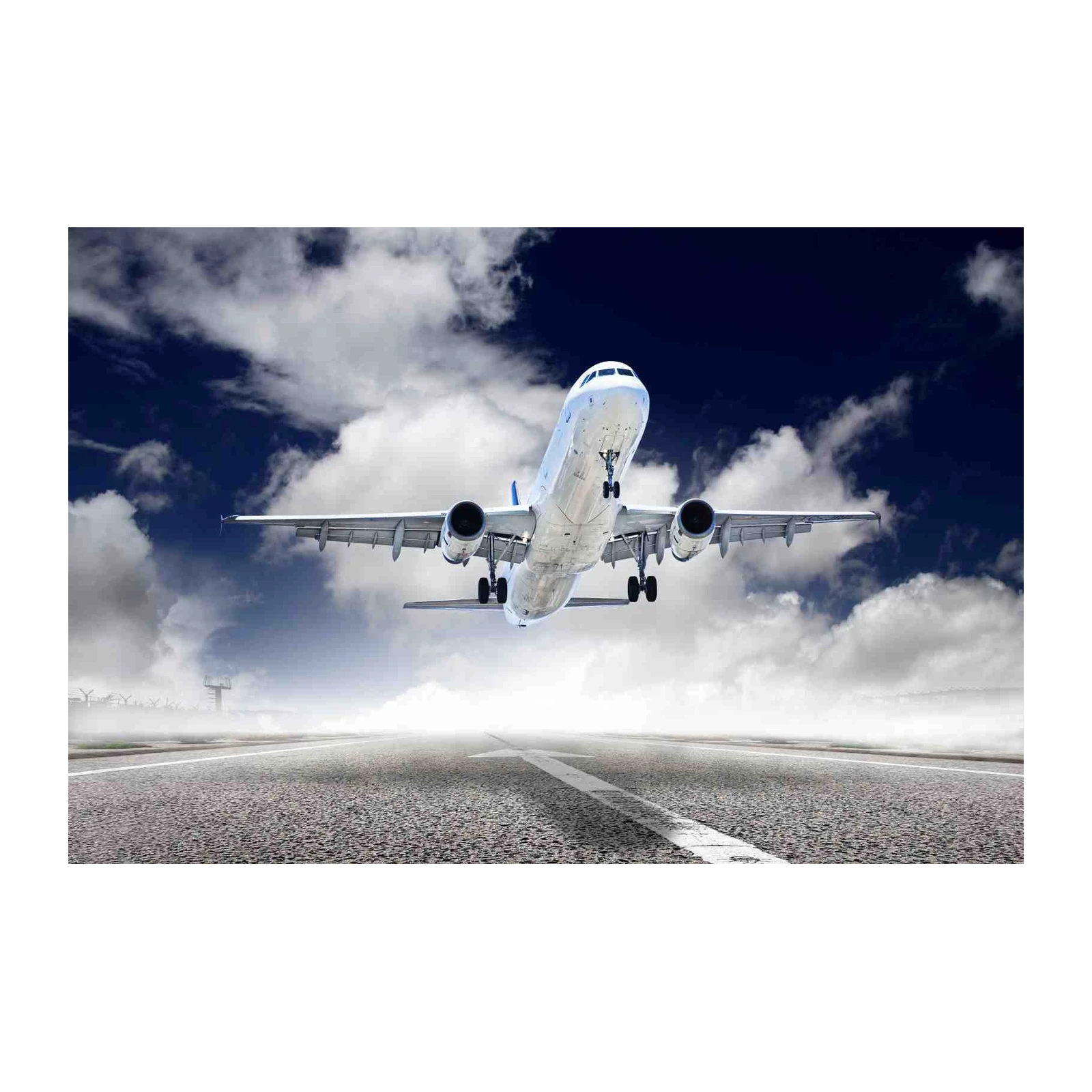 Airplane Takeoff Skies Wall Art