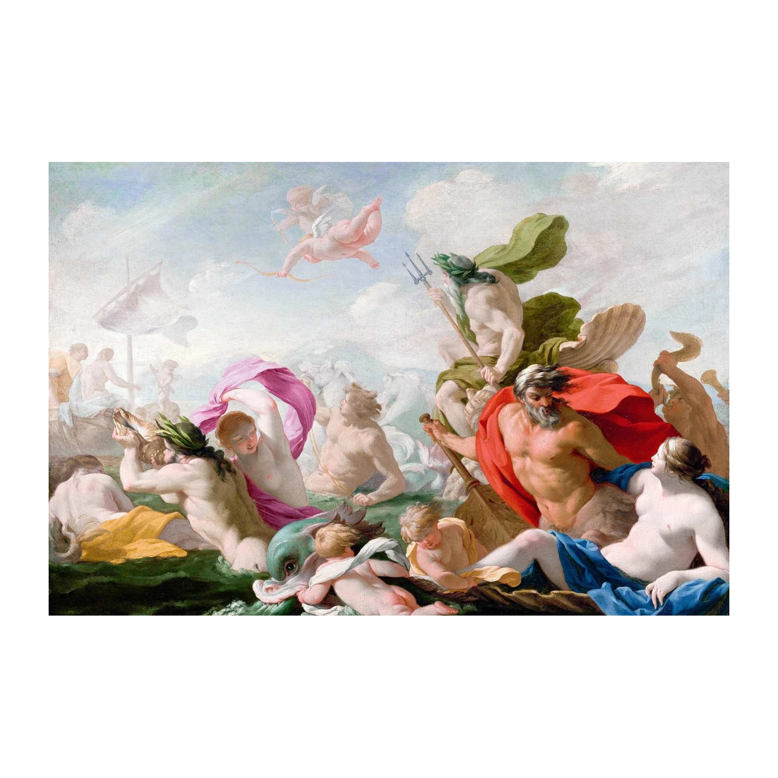 Mythological Sea Triumph Wall Art