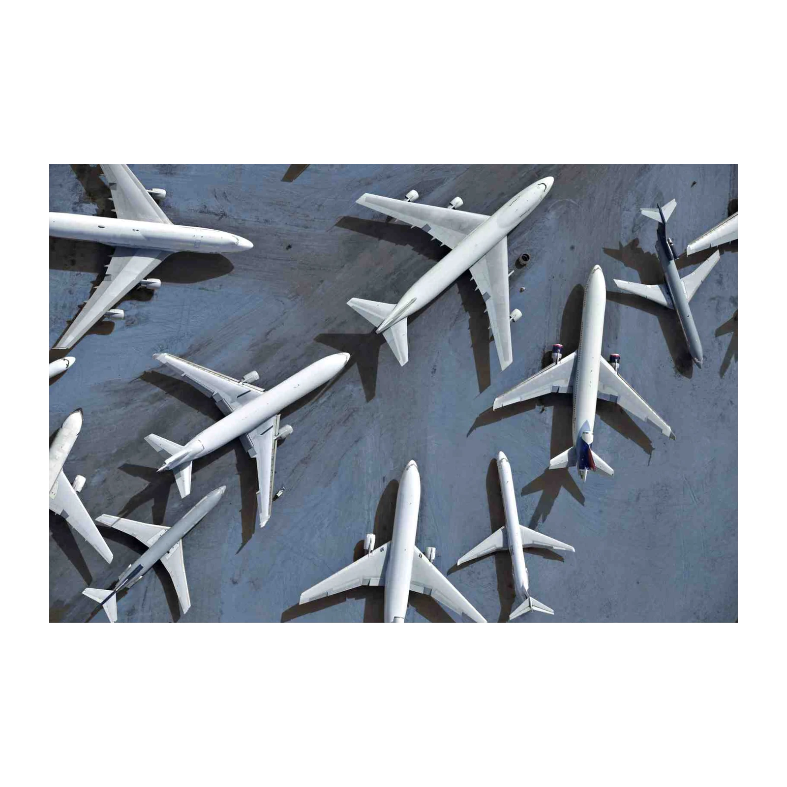 Aerial Fleet: Airplane Graveyard Wall Art