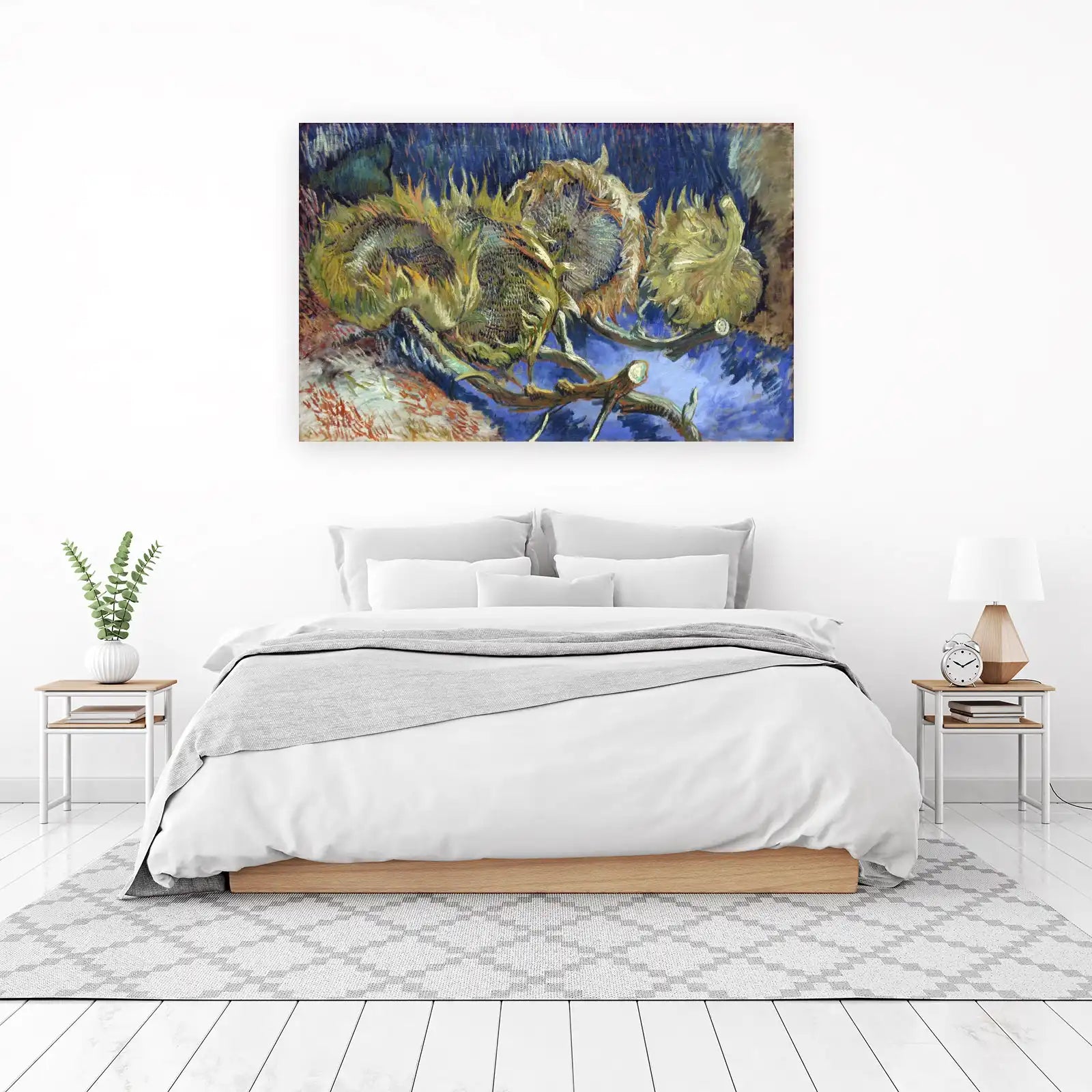 Van Gogh Sunflowers Reimagined Wall Art