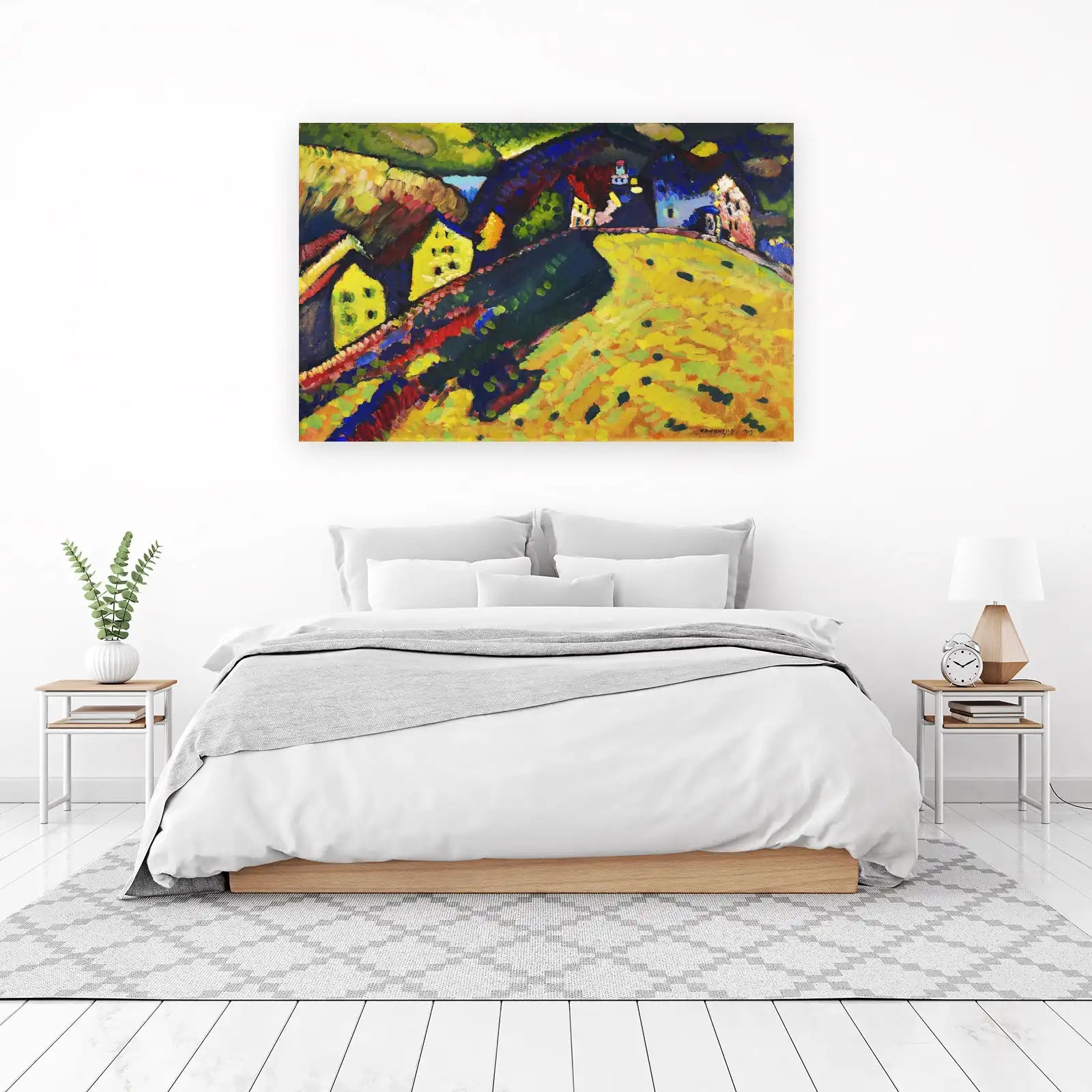 Vibrant Abstract Landscape Wall Art