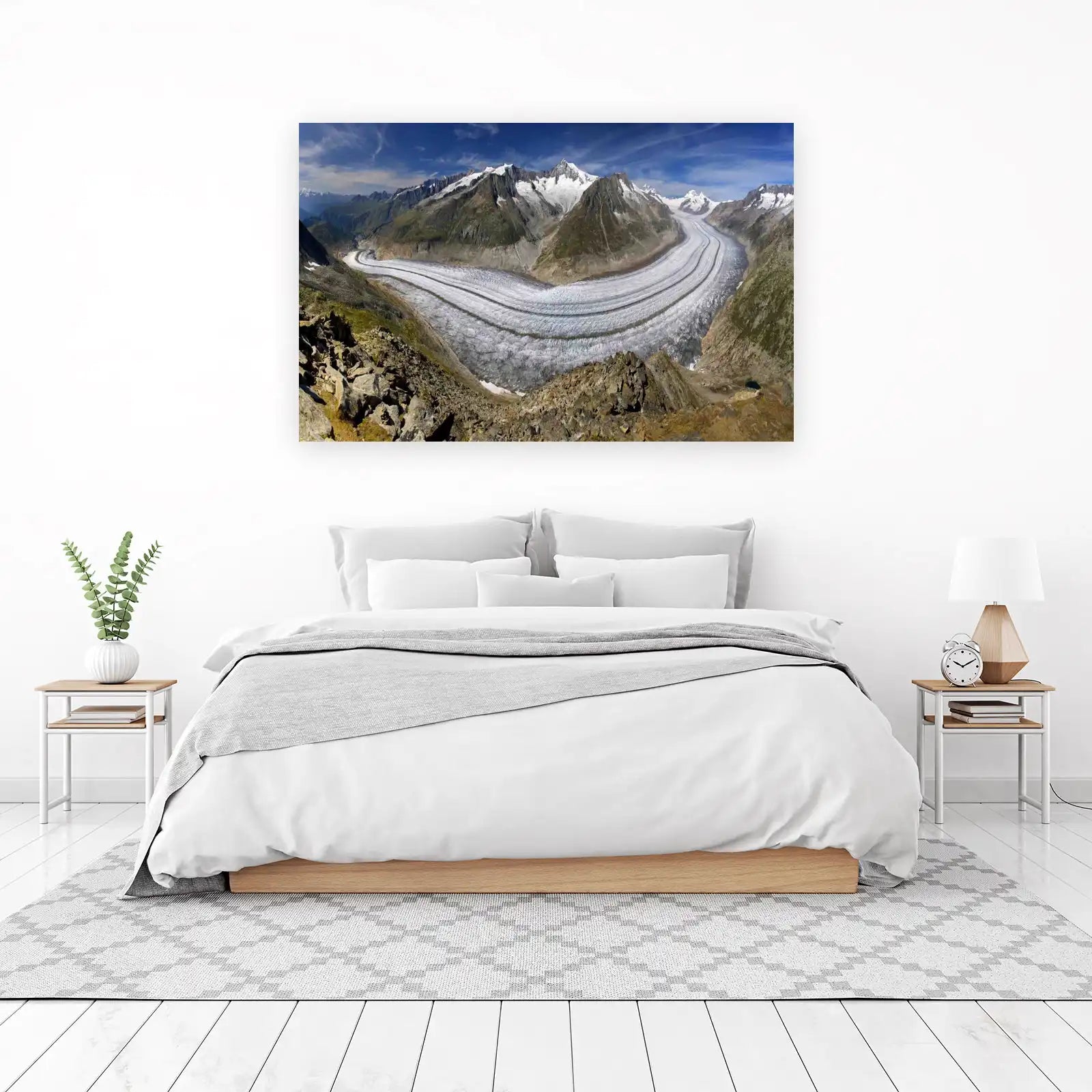 Majestic Glacier Panorama Wall Art Wall Art