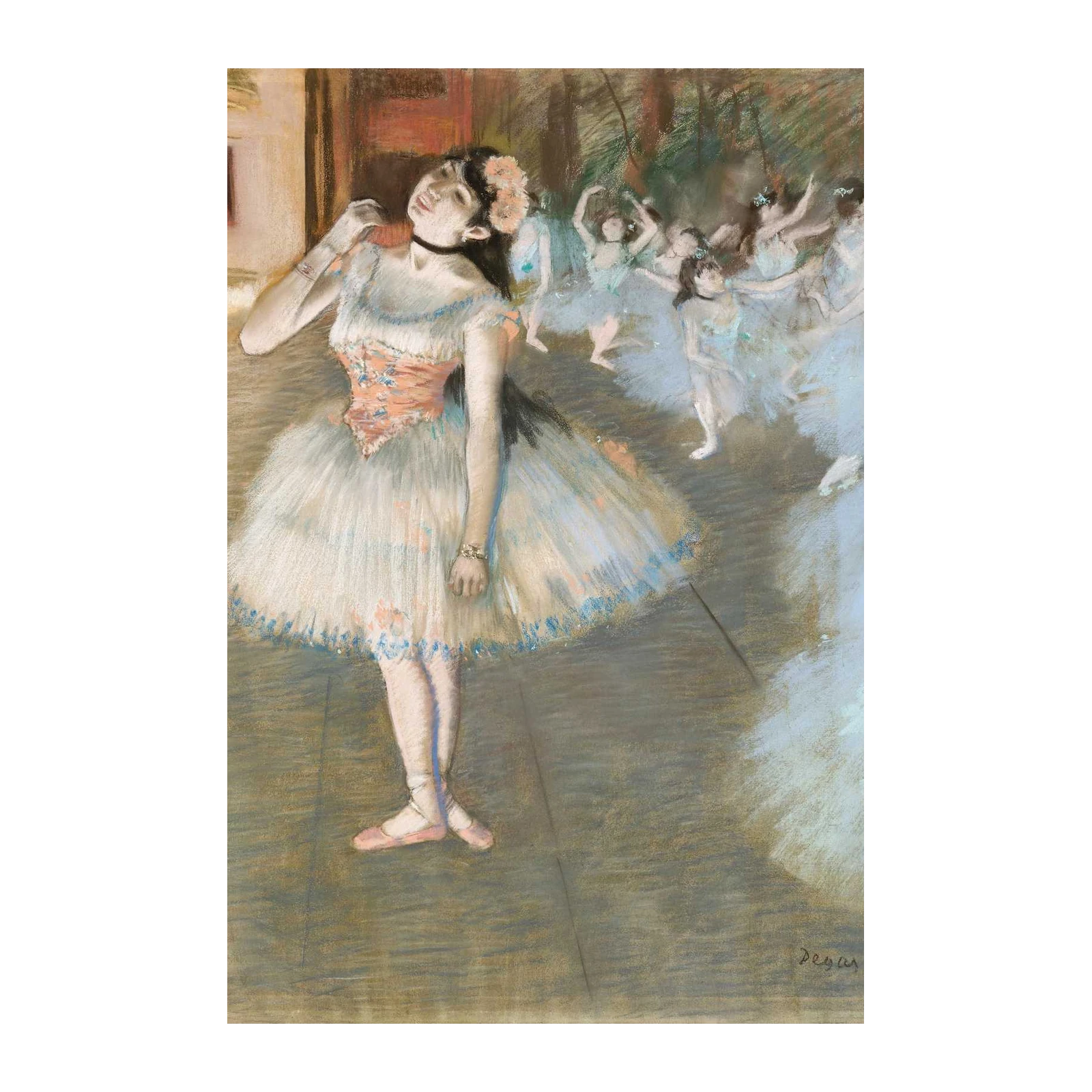 Ballet Dancer Elegance "The Ballet Class" Wall Art